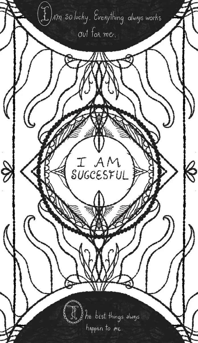 affirmation cards for creative sketches