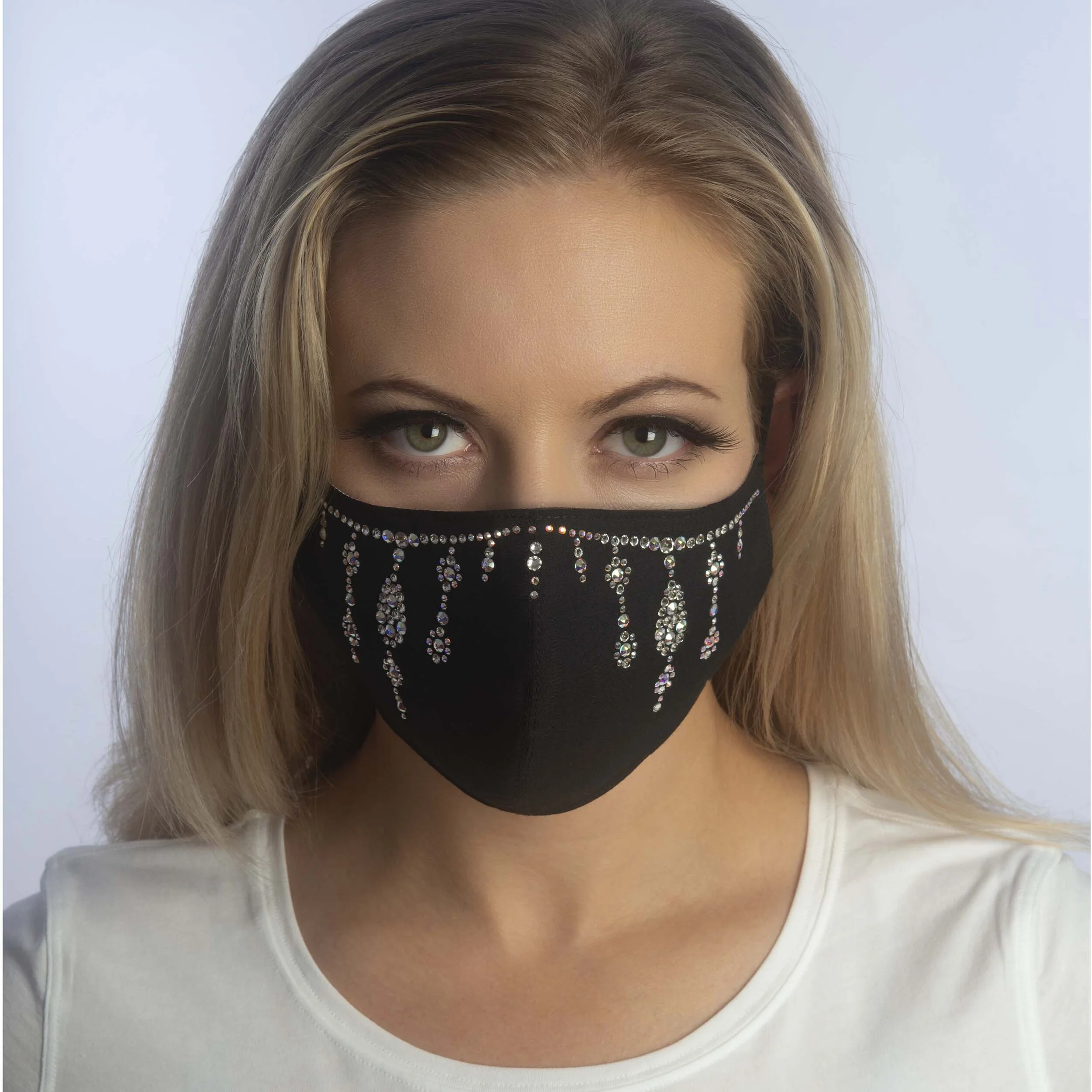 Crystal Necklace Face Mask