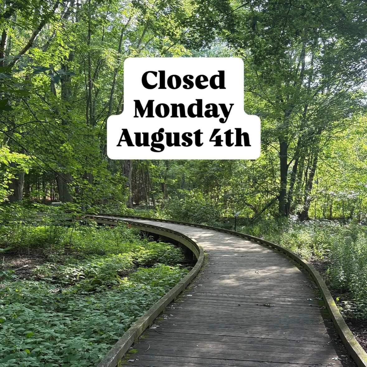 Can you name this beautiful trail in Guelph? 
Hint: it’s right in the middle of the city! π³
A friendly reminder that we will be closed on Monday August 4th for the Civic Holiday.  We’ll be back at it on Tuesday August 5th at 9am.π
Enj