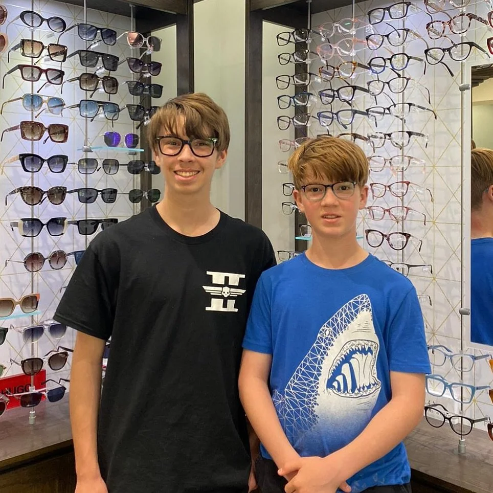 One more week! πππ
Back to school is around the corner and Liam and Stanley have locked in their new looks with their new glasses.π€π€
We have kid-friendly styles for every budget and a knowledgeable team that can answer all of your questions. P