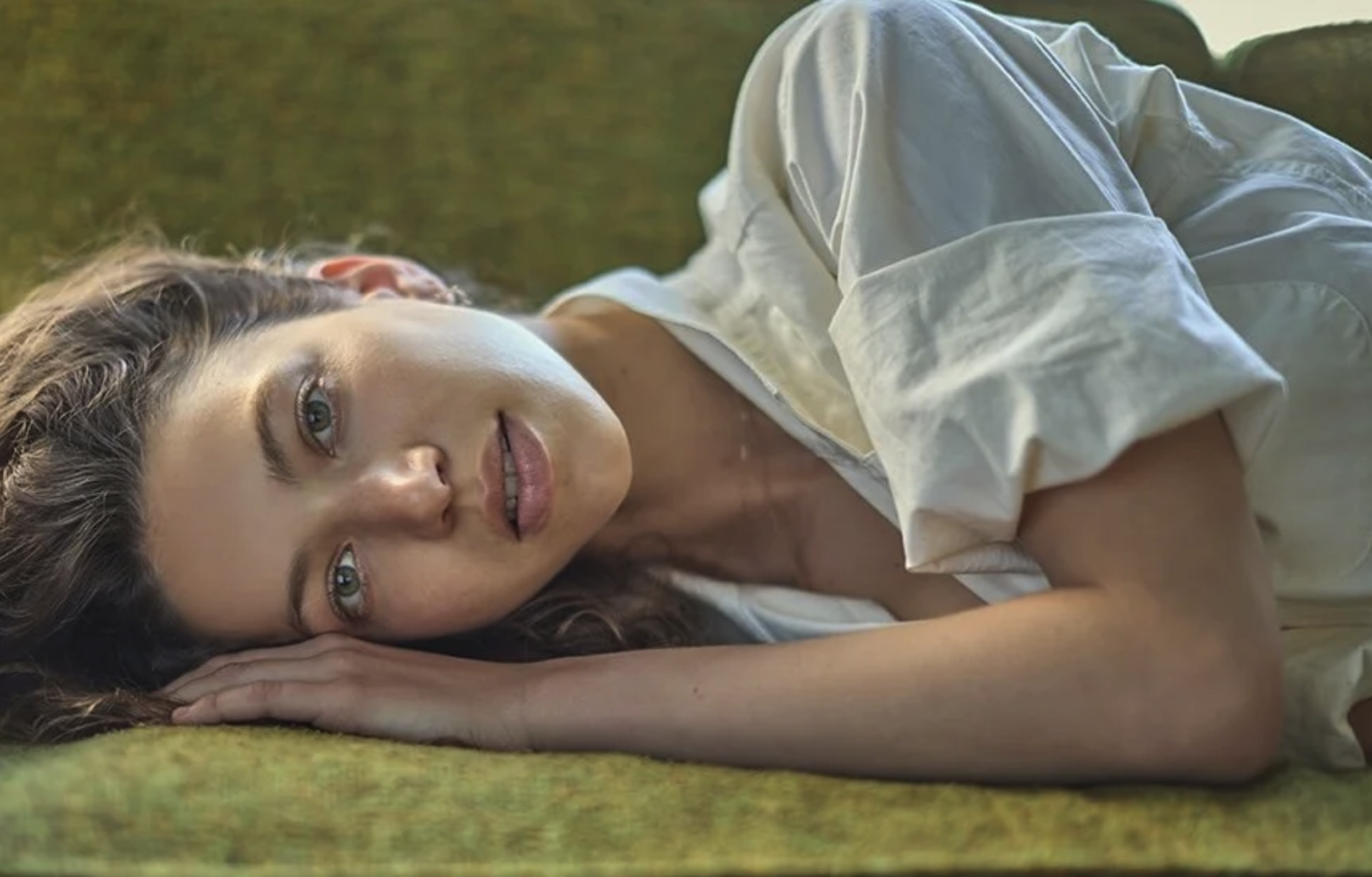 Fashion editorial of a female model on a sofa photography san francisco by California fashion photographer François Boulaire.jpg