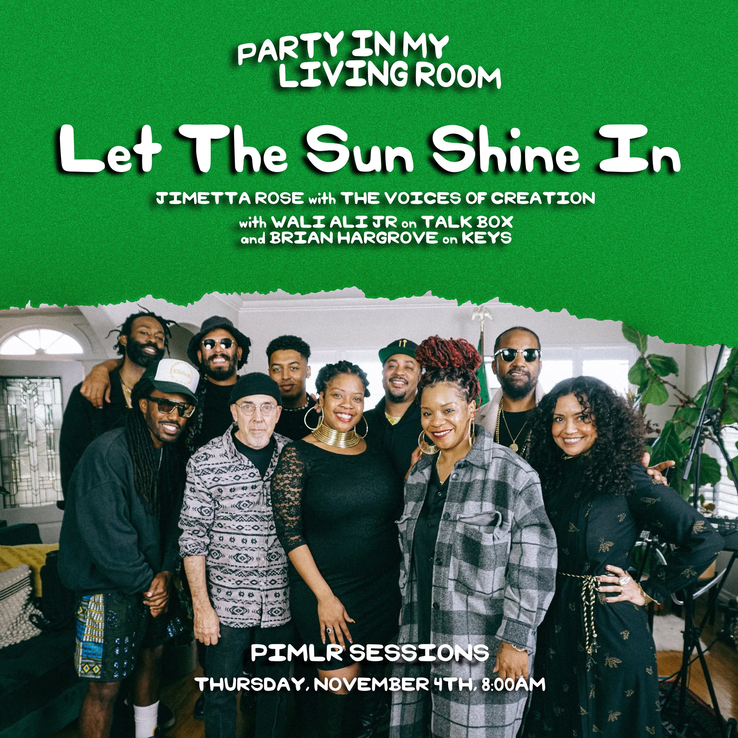 PIMLR Sessions: LET THE SUN SHINE IN