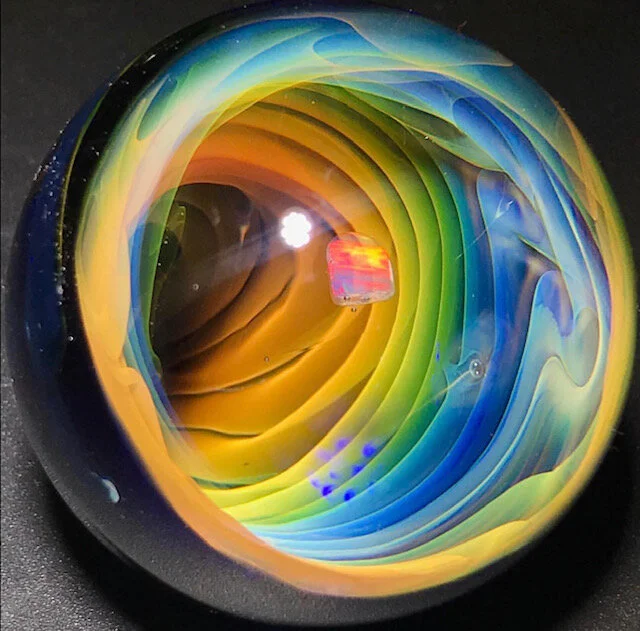 Vortex Marble with Opal