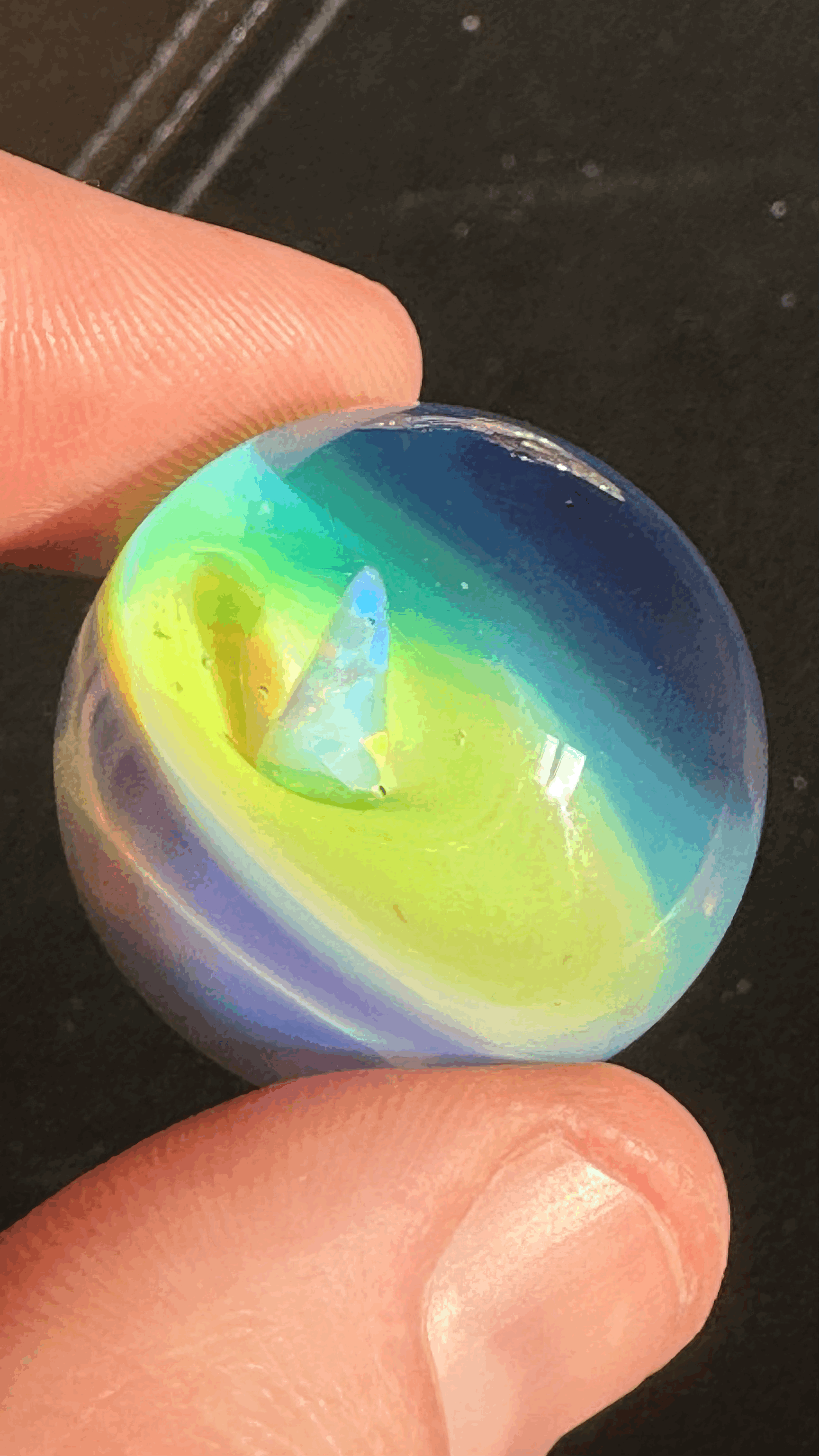 Opal Marble with Dots 30mm