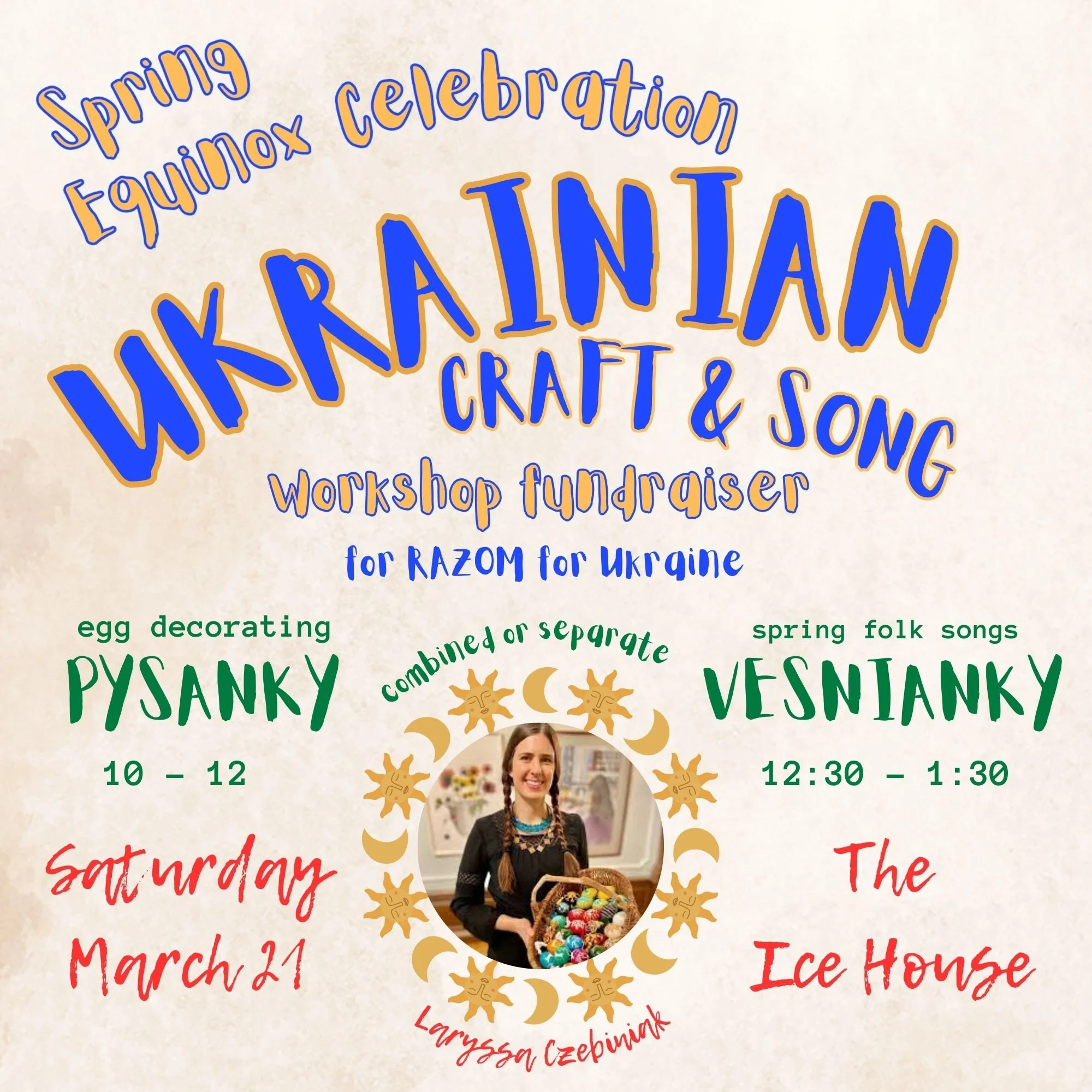 Hearthsong Folk Arts present- Ukrainian Egg Decorating and Folk Singing Workshop