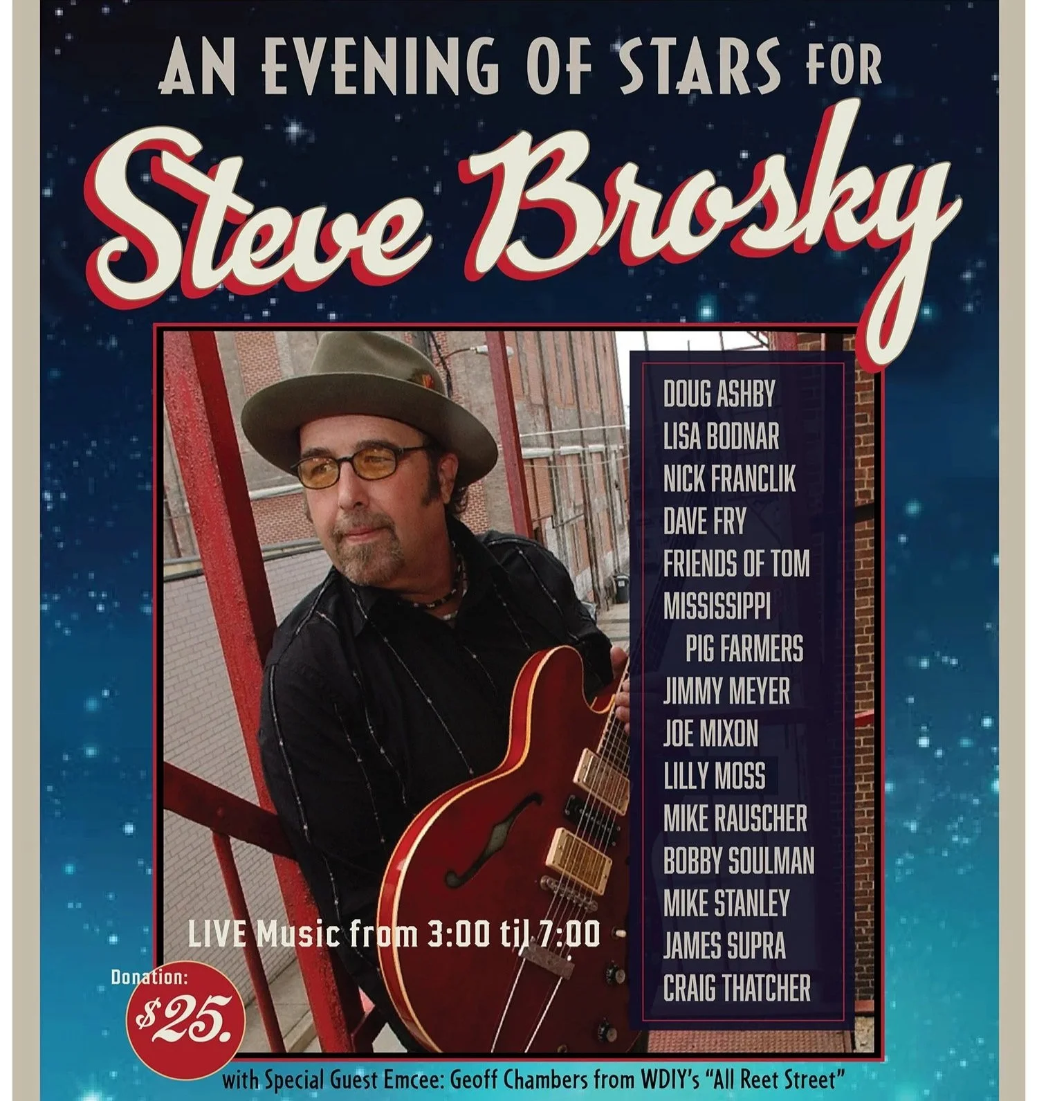 An Evening of Stars for Steve Brosky – Fundraiser Showcase