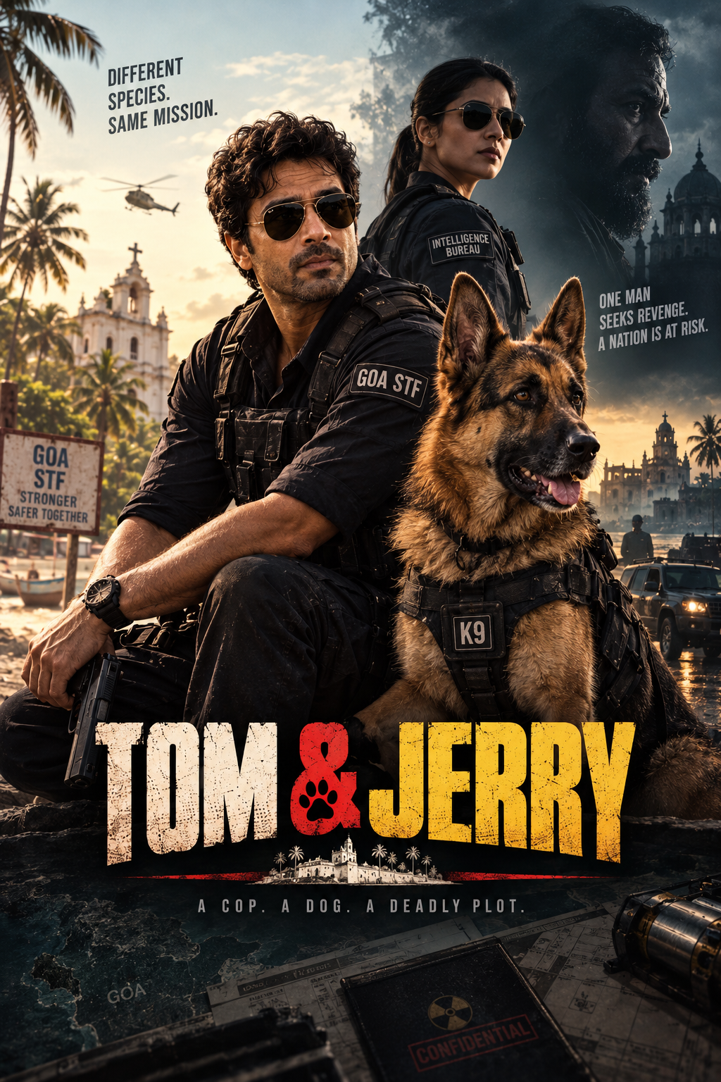 In a bustling city shaken by a wave of illegal acIviIes, ACP Tom (Thomas D’Costa) of Goa STF recovers a smuggled Dirty Bomb in a raid, he becomes a hero amongst his team and a media darling. 
His life is turned upside down when he teams up with a no-