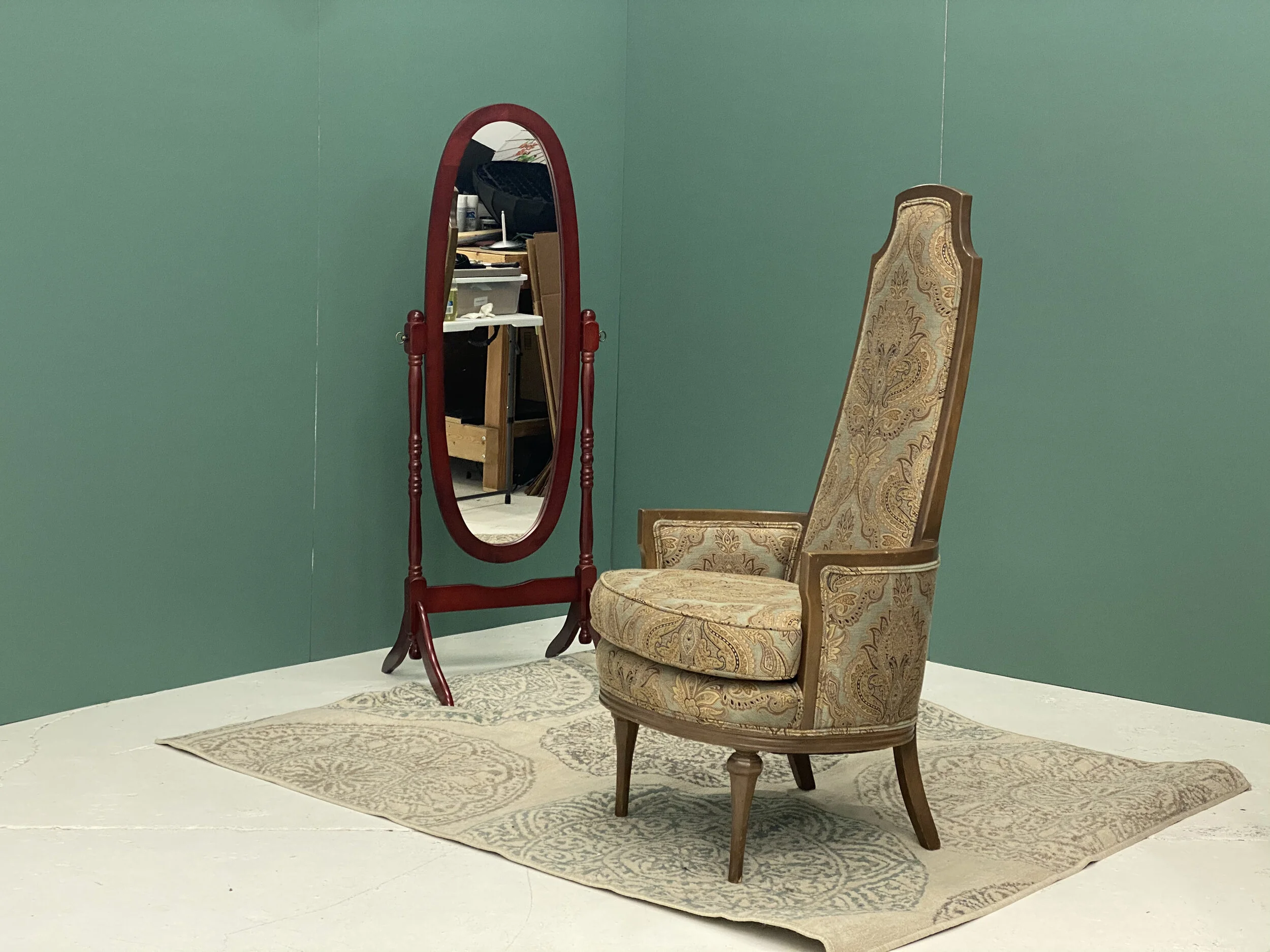 Getting the studio ready