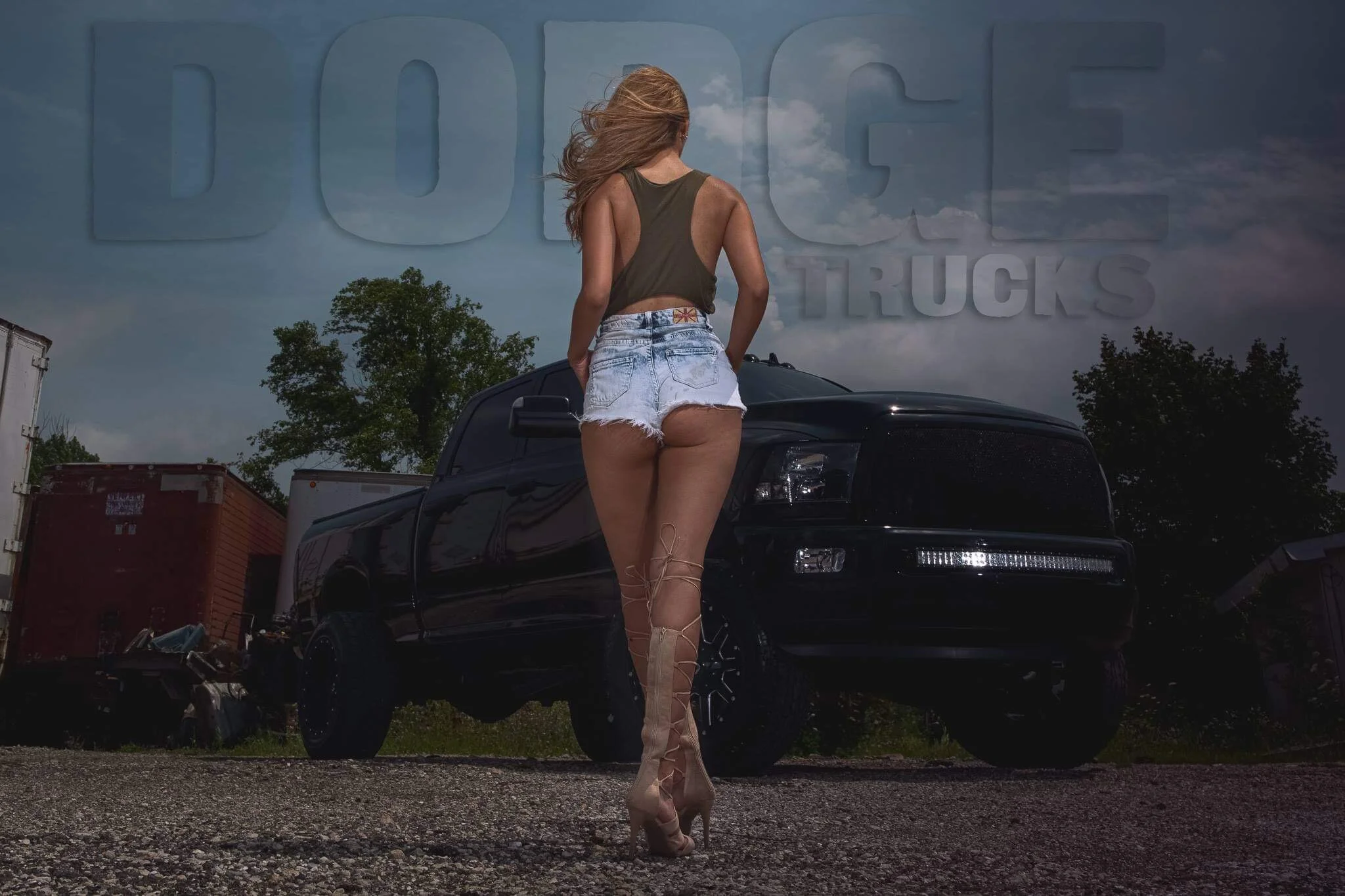 Designing an advertising ad for a large company.