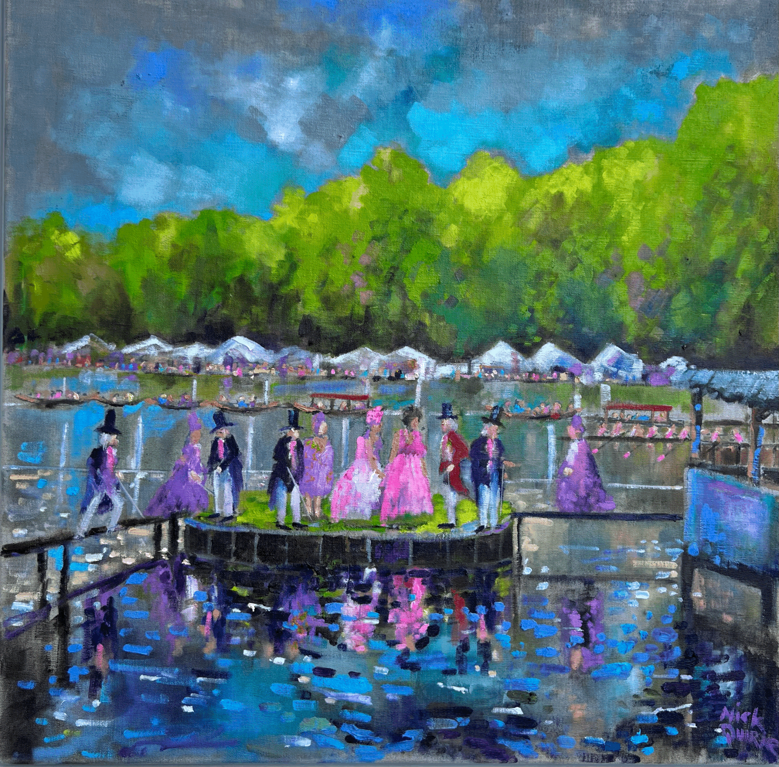 Ladies day at Henley Royal Regatta, 1900.