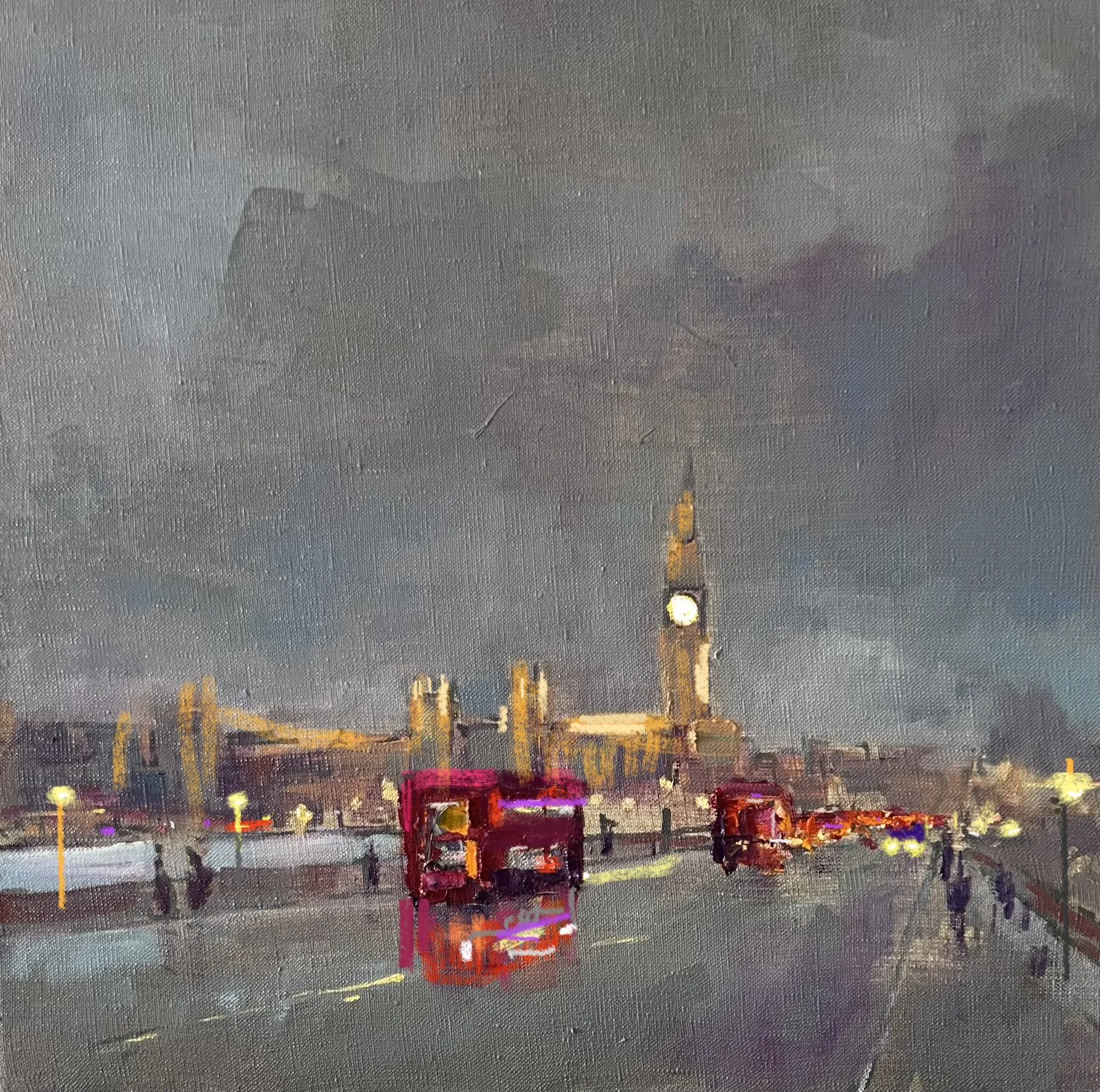**Sold** “Big Ben on a gloomy day”