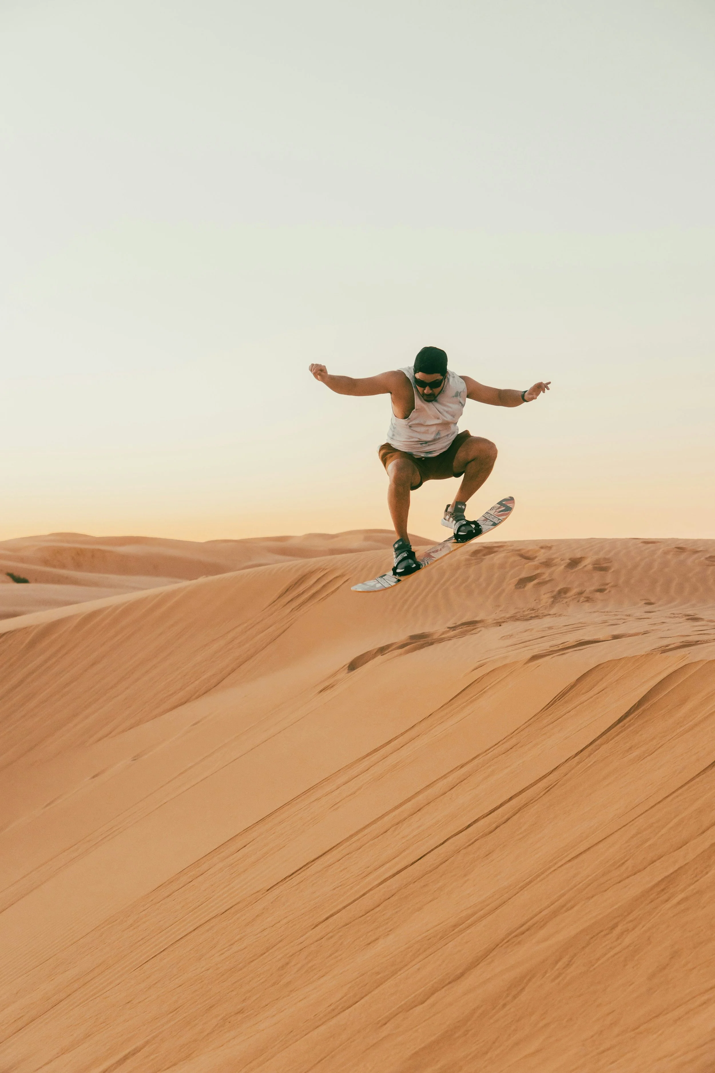 Sandboarding in Anna Bay