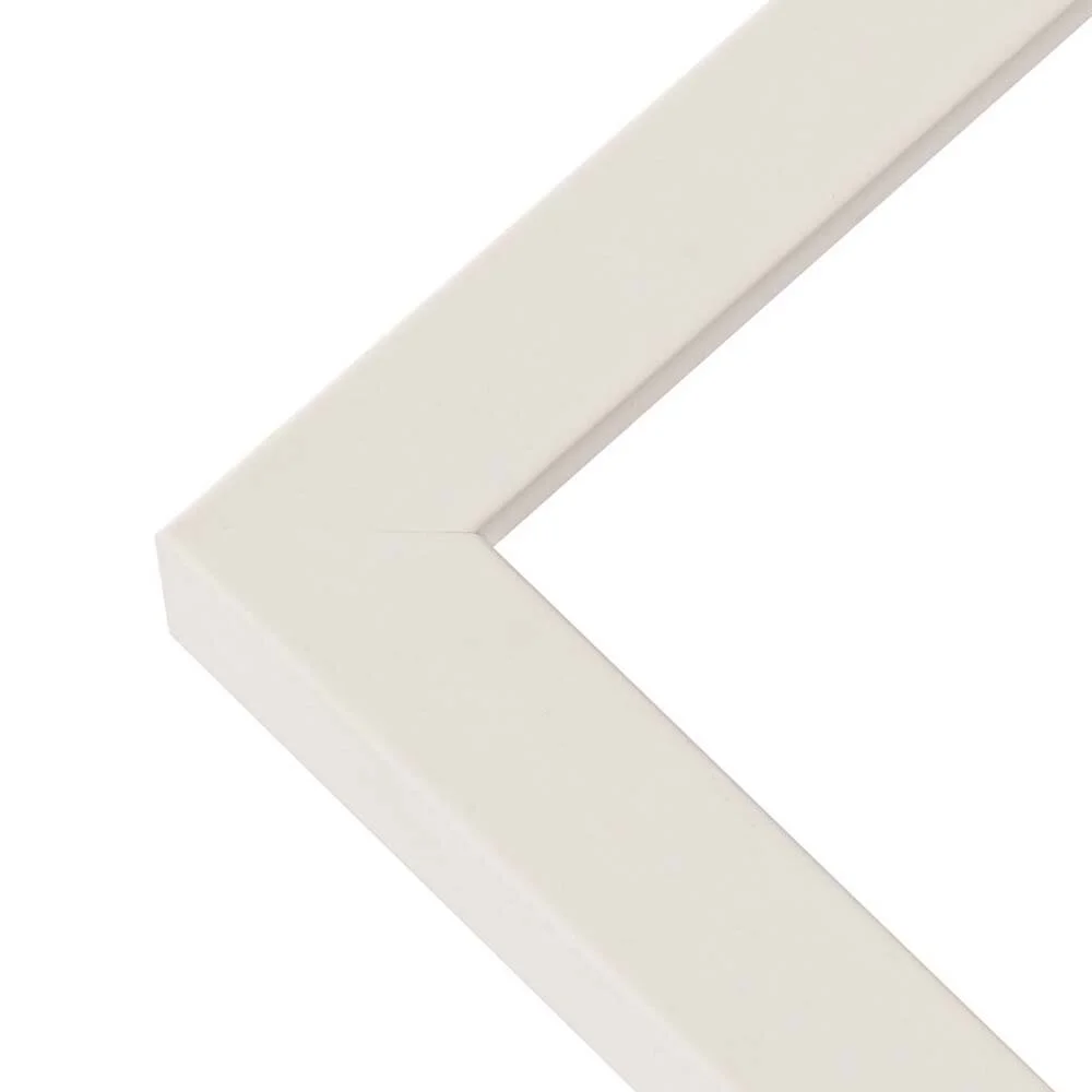 Classic white frame