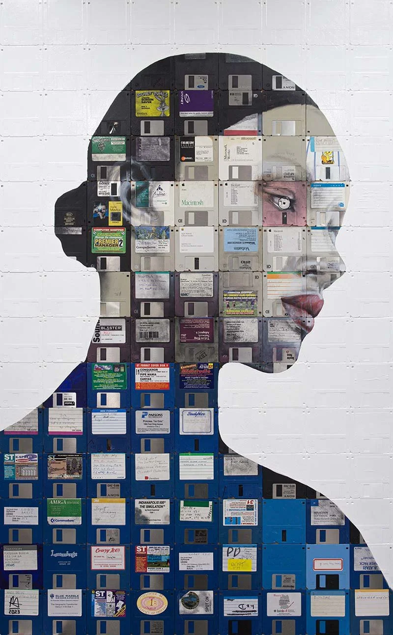 'Instant Image' floppy disk art