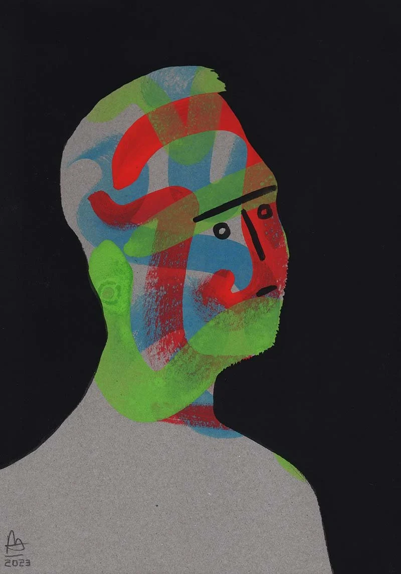 Portrait of a happy person