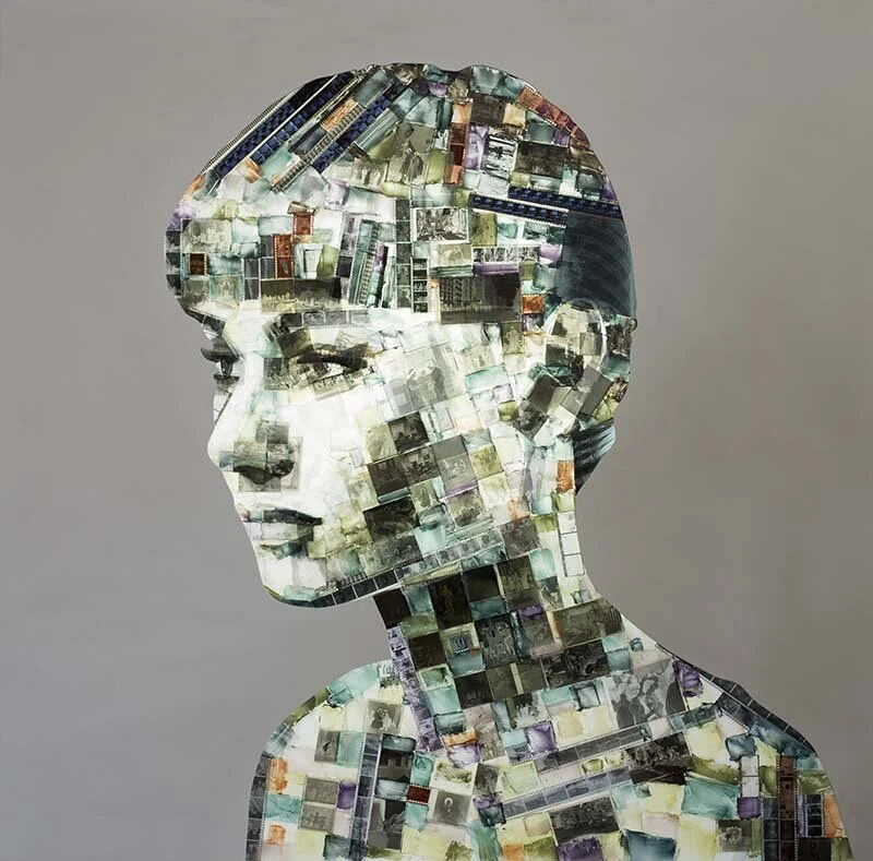 'Design of Desire' film negative collage