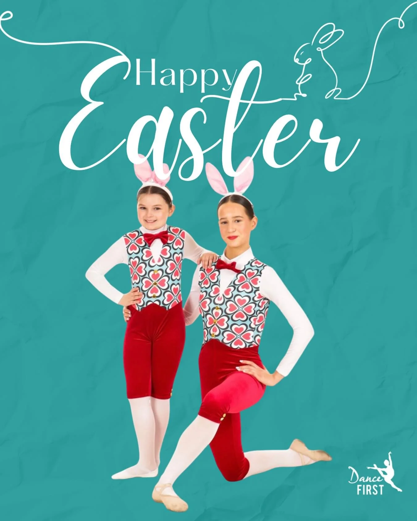 🐣✨ Happy Easter from all of us at Dance First! ✨🐣

Wishing our amazing dancers and families a joyful day filled with love, laughter, and a little extra sparkle 💛🌸🍫🐰

We can&rsquo;t wait to be back dancing with you all soon! 💃🩰

#dancefirst #h