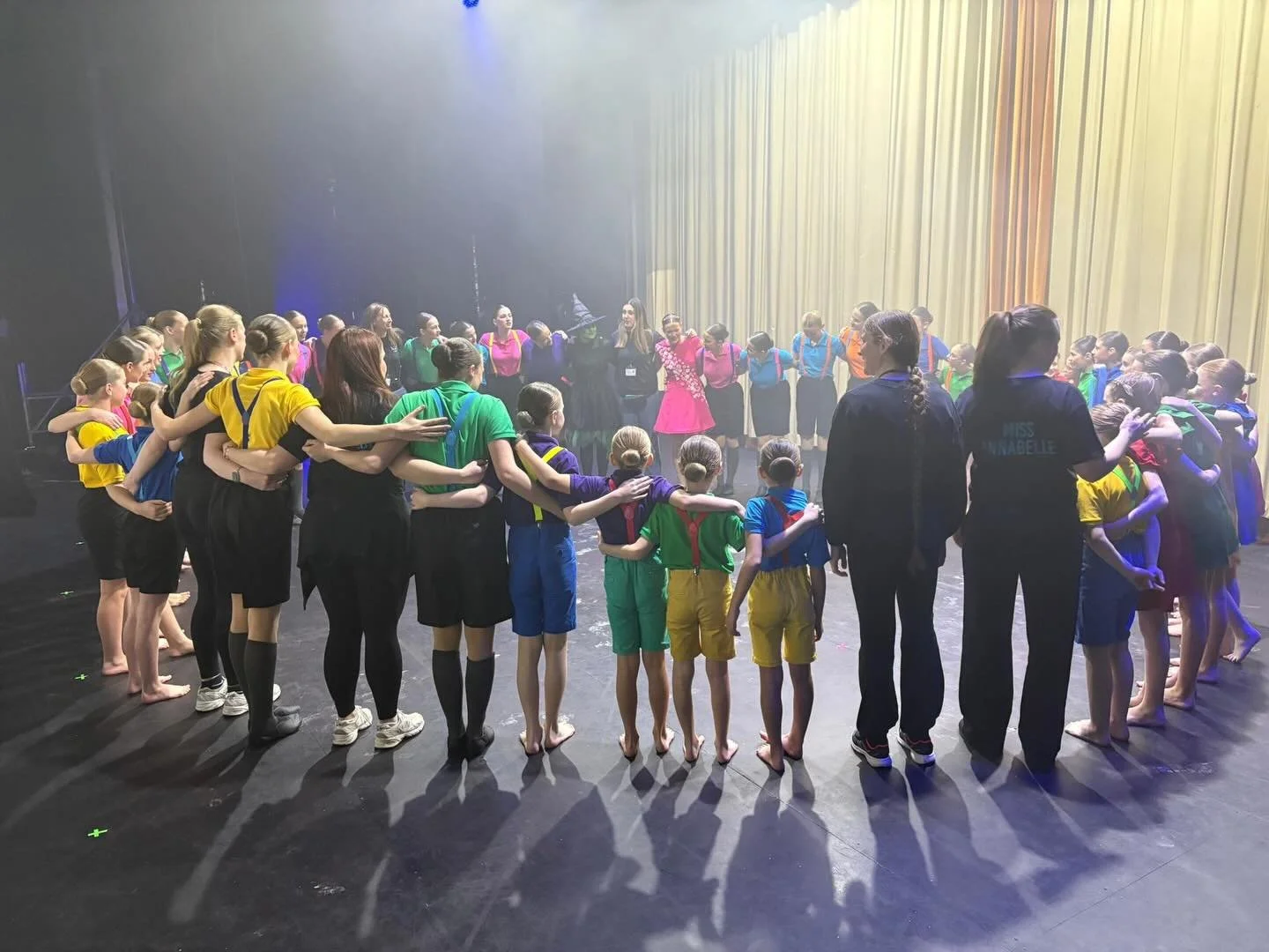Act 1 opening group hug - a special moment before each show 🤩

#dancefirst #proud #friendship #leatherheaddancers #momentsthatmattermost