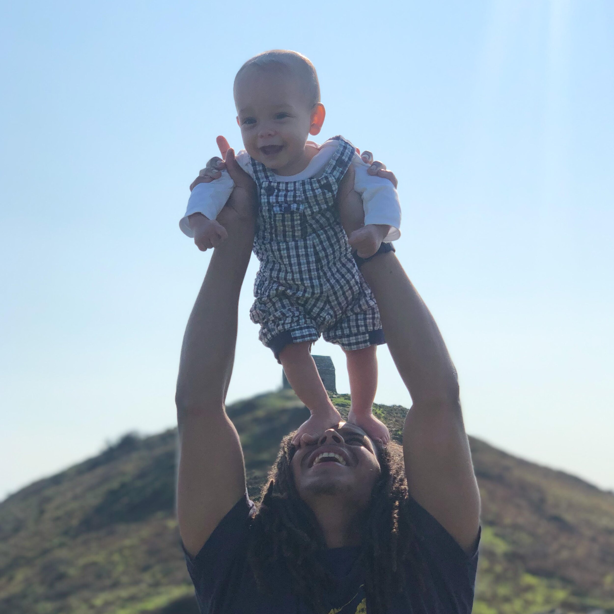 Young family at Rame