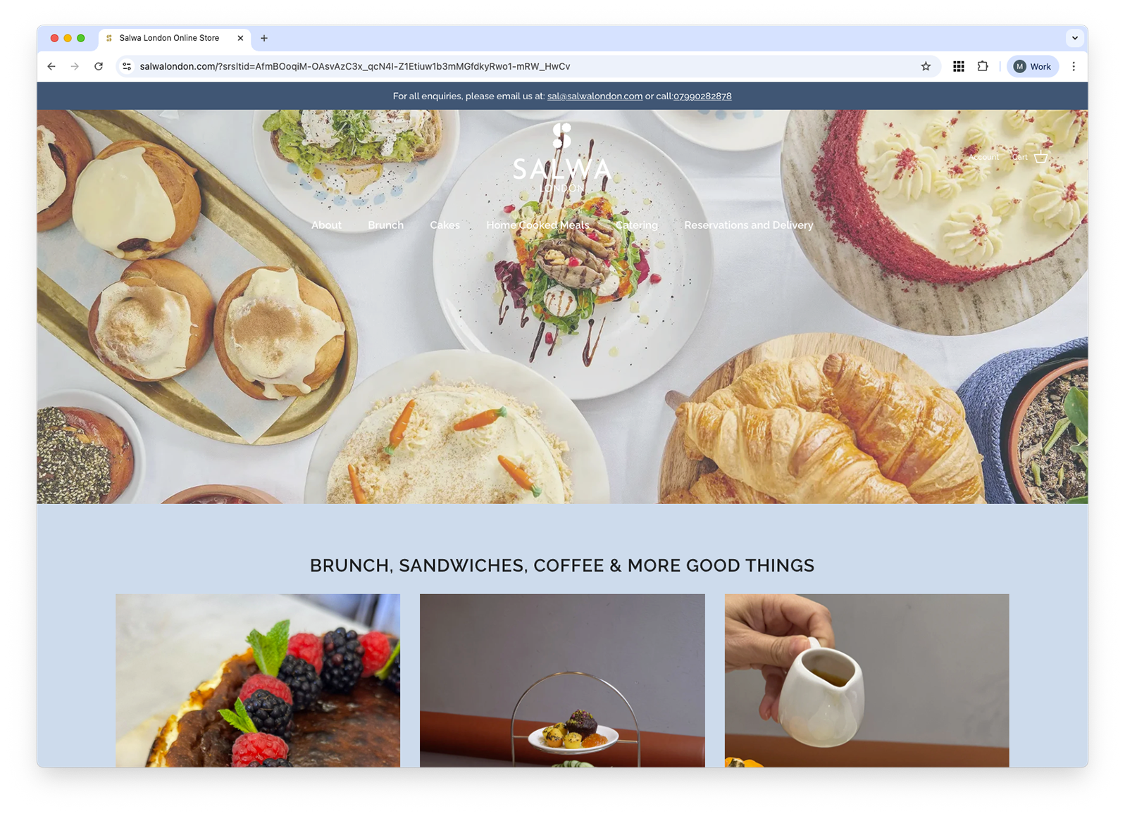 Salwa London Website