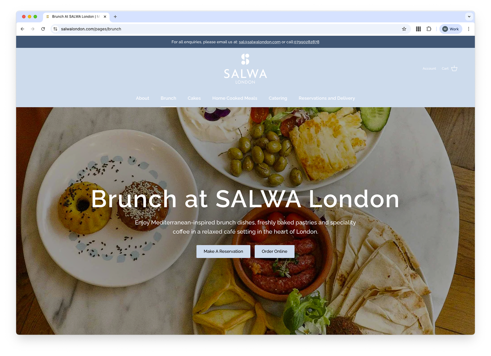 Salwa London | Website