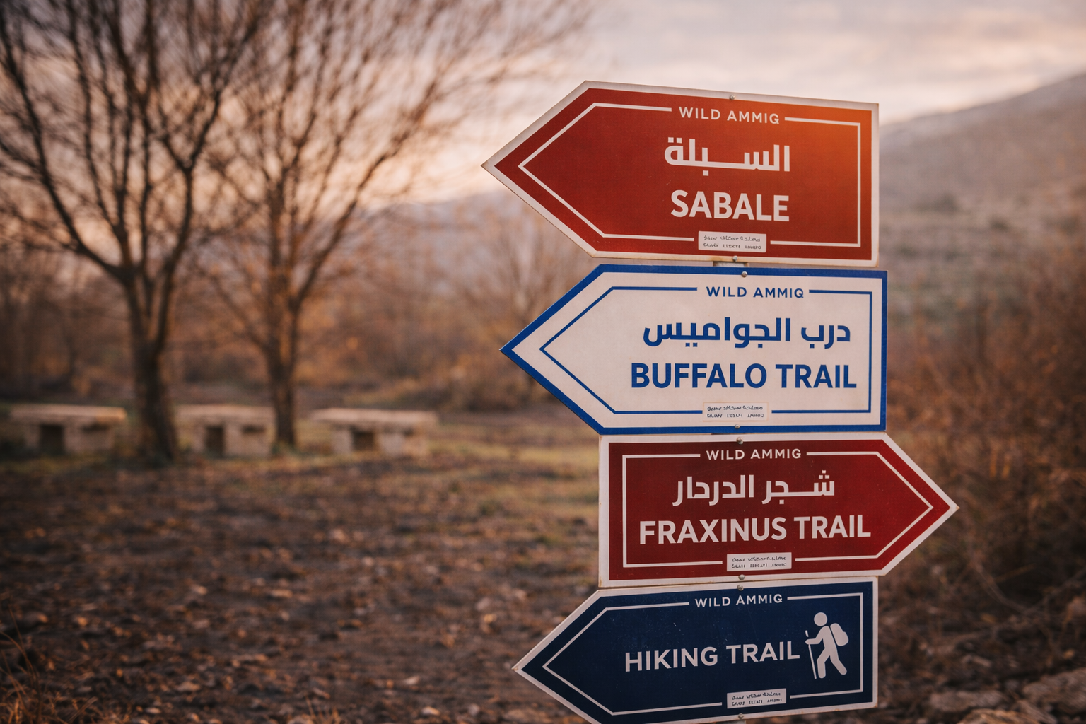 Wild Ammiq | Signage system