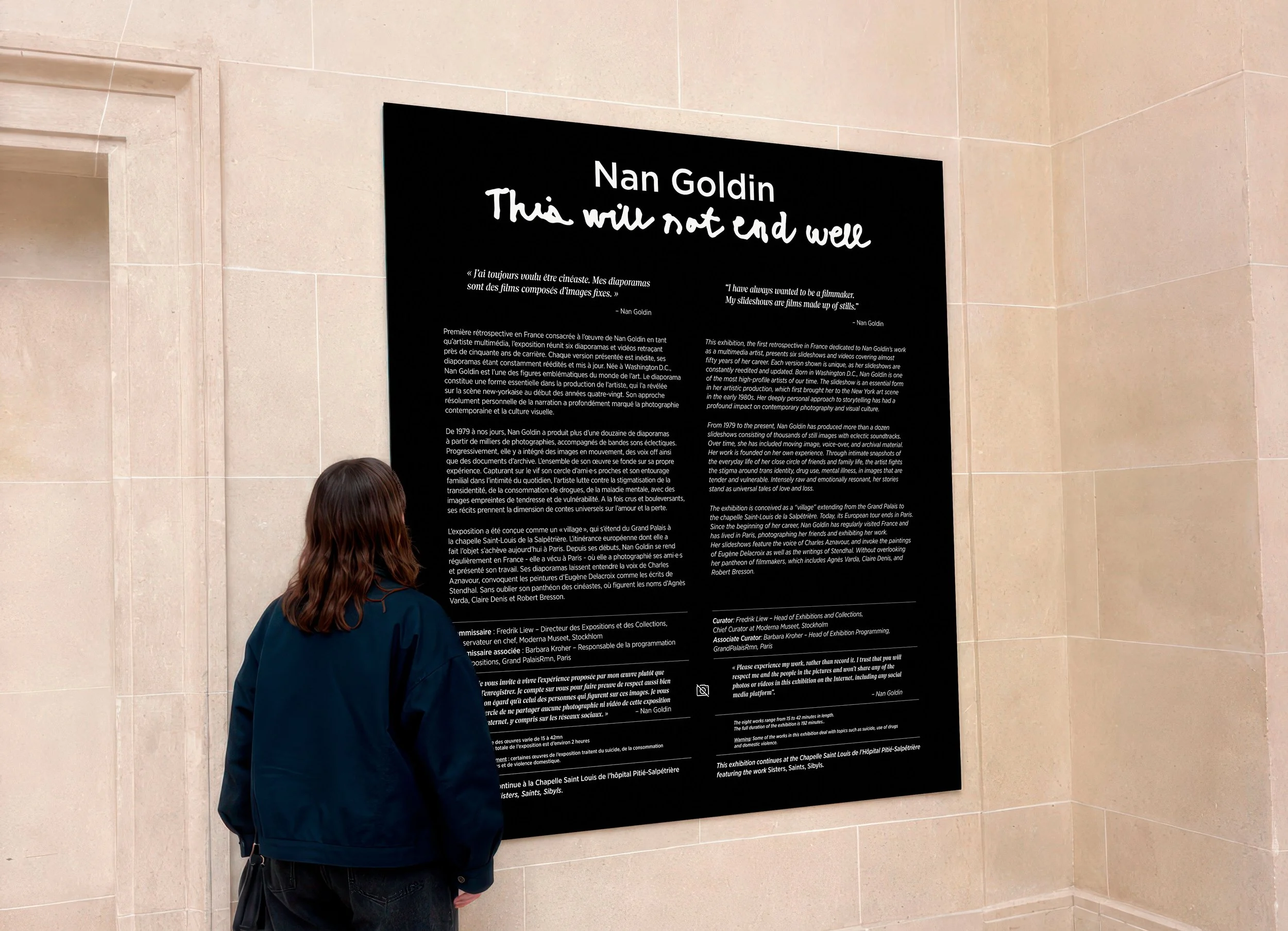 Hala Wardé | Nan Goldin | "This Will Not End Well" | Grand Palais – Paris