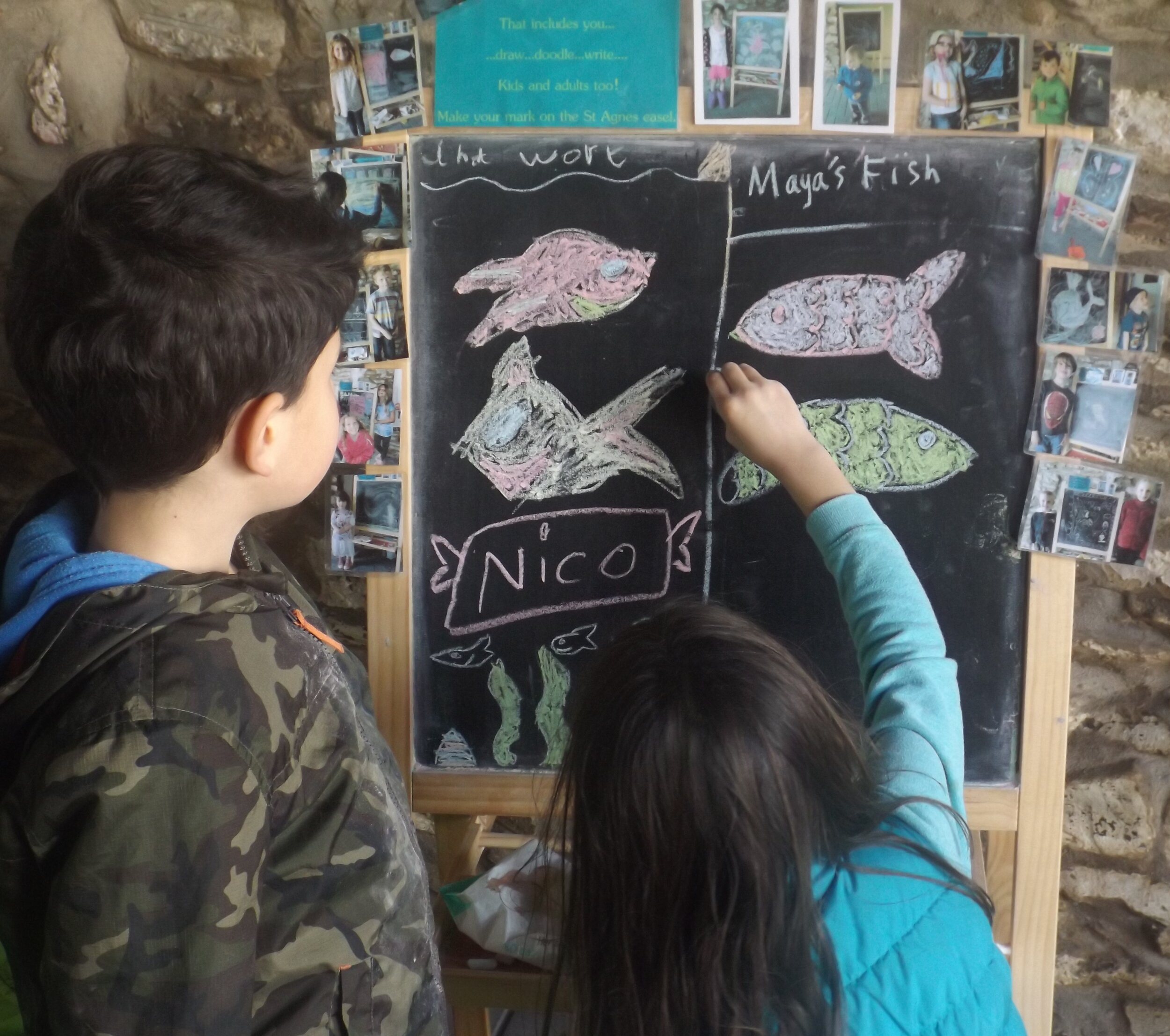 Drop in and Draw; the Creative Courtyard
