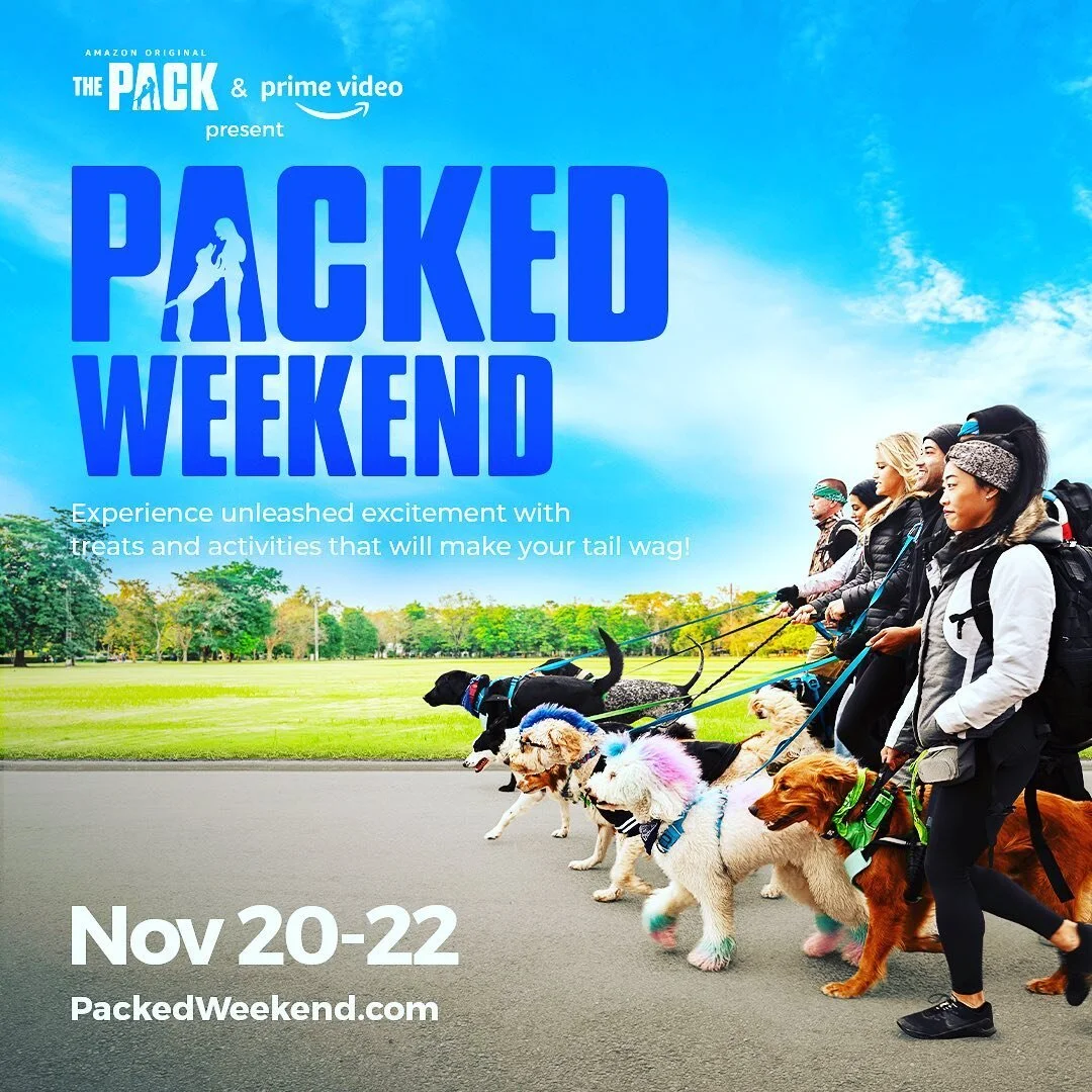 #ThePackTV is coming to Chicago for a weekend-long celebration! Take advantage of all the gifts, surprises &amp; delights offered during this #PackedWeekend. Visit PackedWeekend.com to get event details and locations! On behalf of The Pack, Real Dog 