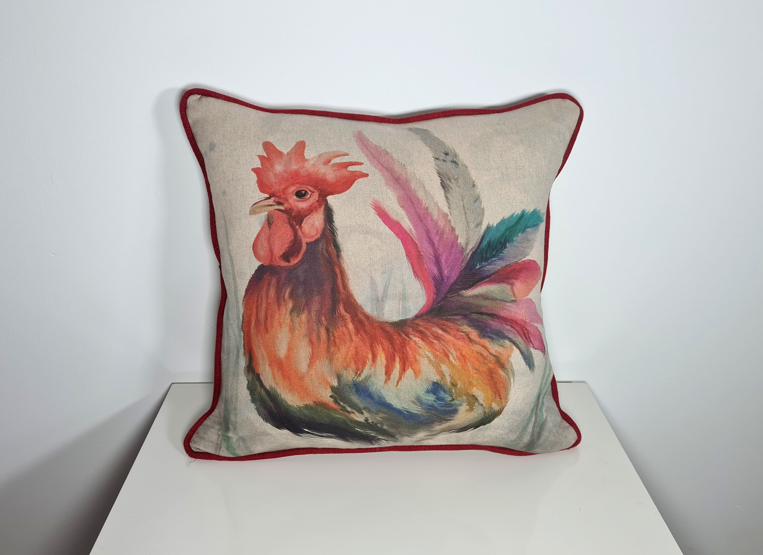 Cockerel Cushion