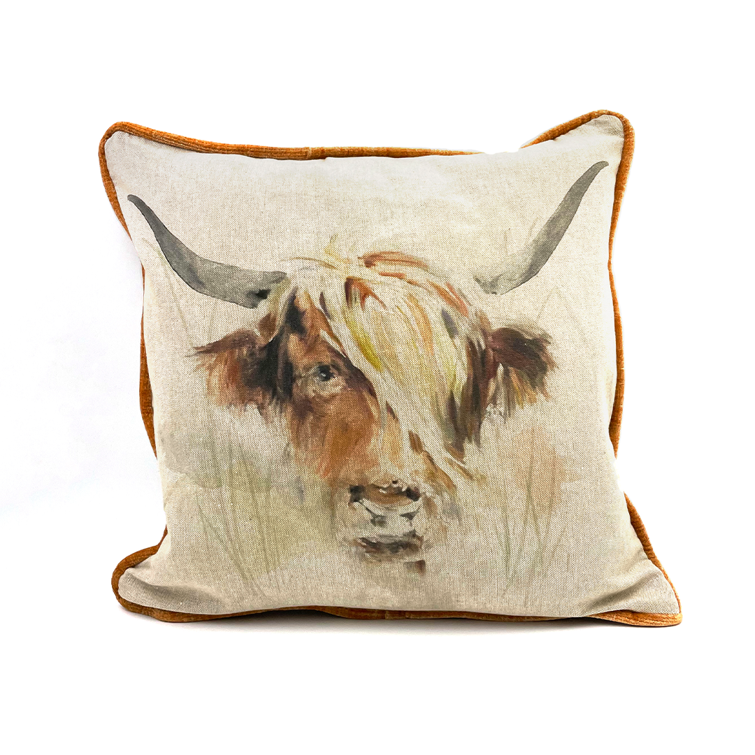 Shetland Cow Cushion