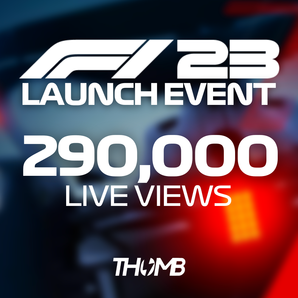 290,000 Live Views For F1 23 Launch Event
