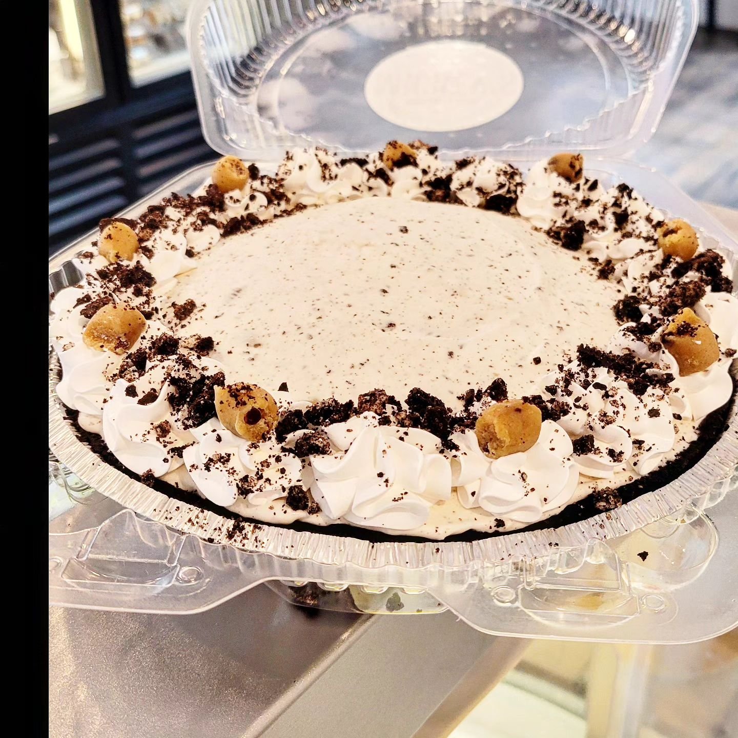 One more guest at Sunday Dinner...
Grab2Go #icecream pies ready for pickup now @mickeys_ice_cream

Open Sunday 1-9pm