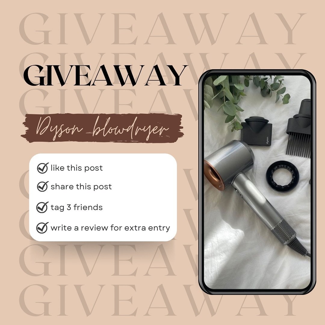 Follow the steps to enter this huge giveaway! Just want to show our love and appreciation for all of you! 🤎
.
.
#manesalon #njhair #giveaway #njstylist #manechick #dyson #dysonhair #salon #njhair