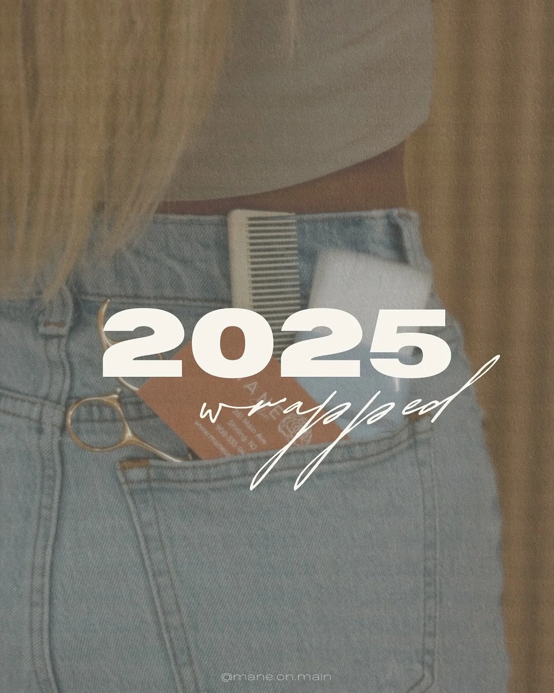 2025 wrapped 🤍
This year marked 5 years since Mane Salon opened its doors. We are so grateful for every client that sat in our chairs, trusted us with their hair, and supported us along the way. It truly wouldn&rsquo;t be possible without you! Thank