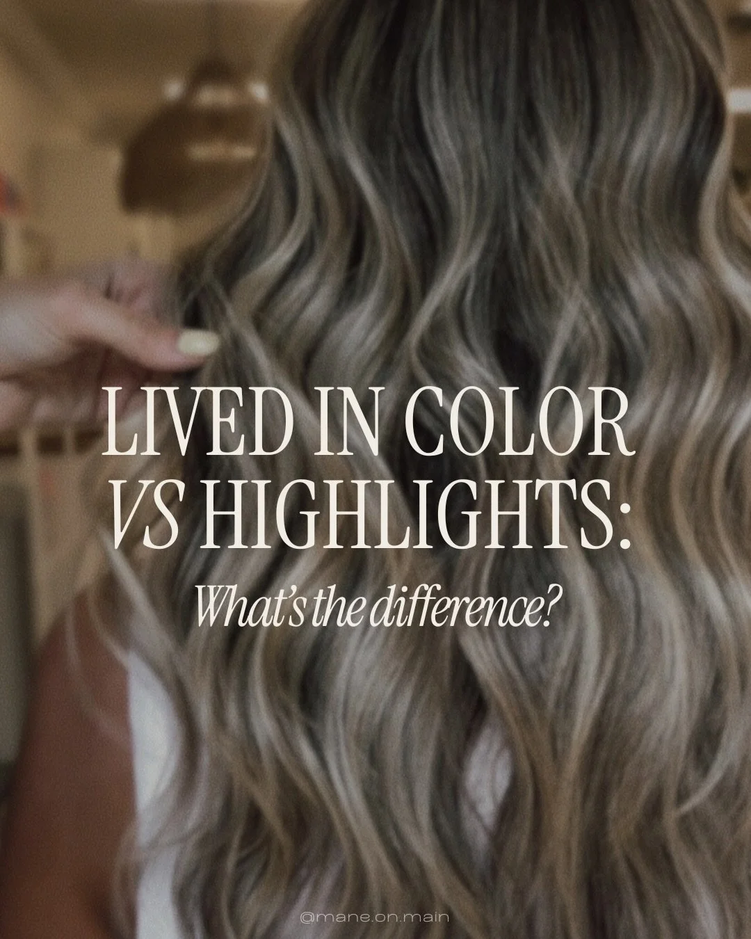 hairstylist terms 101: lived-in color vs. traditional highlights 📓 
learn what makes them different and how to know which one to ask for at your next hair appointment!