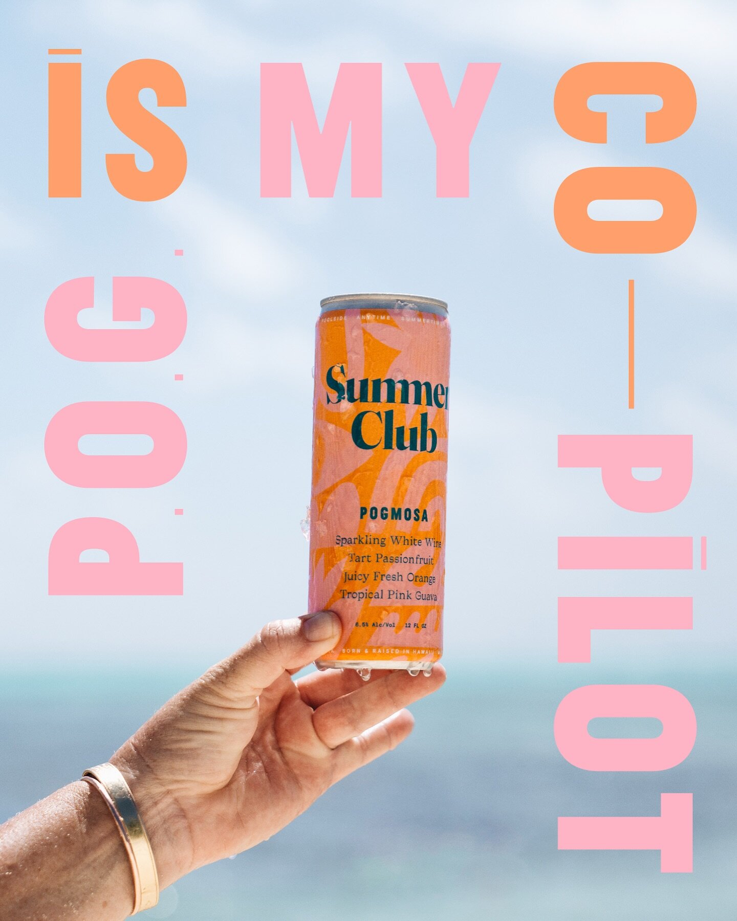 The perfect companion for a splash of summer. POGmosa is always a good idea. @drink.summerclub 

Need this on a bumper sticker. 🌈 

And because we need to say it; don&rsquo;t drink and drive, take The Bus. 🤙