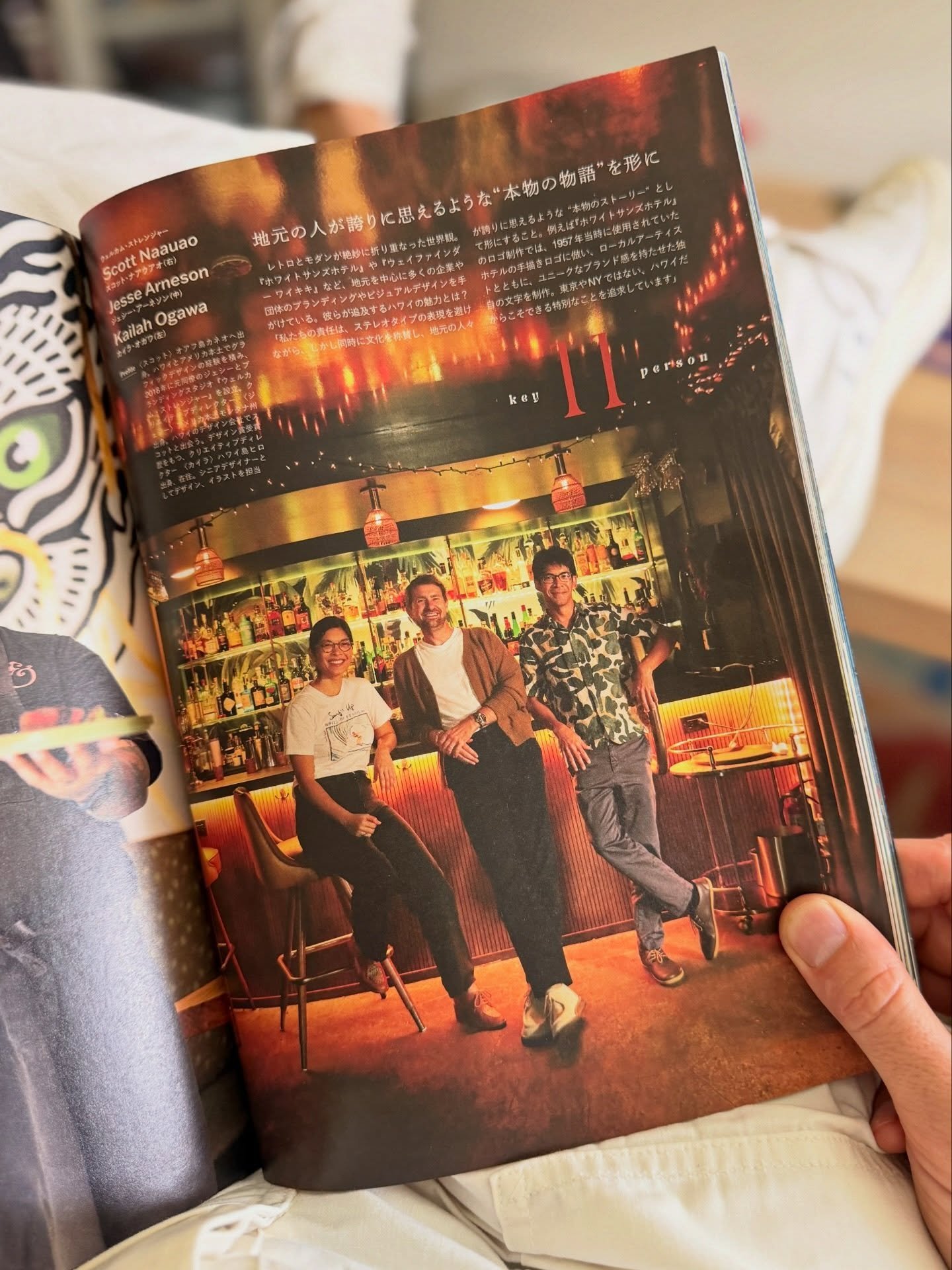 @hawaiistyle_mag was kind enough to include Welcome Stranger in their Hawai&rsquo;i creatives to watch issue. We were interviewed and photographed at @greenladycocktailroom at @whitesandshotel both of which we created brand identities for and named G