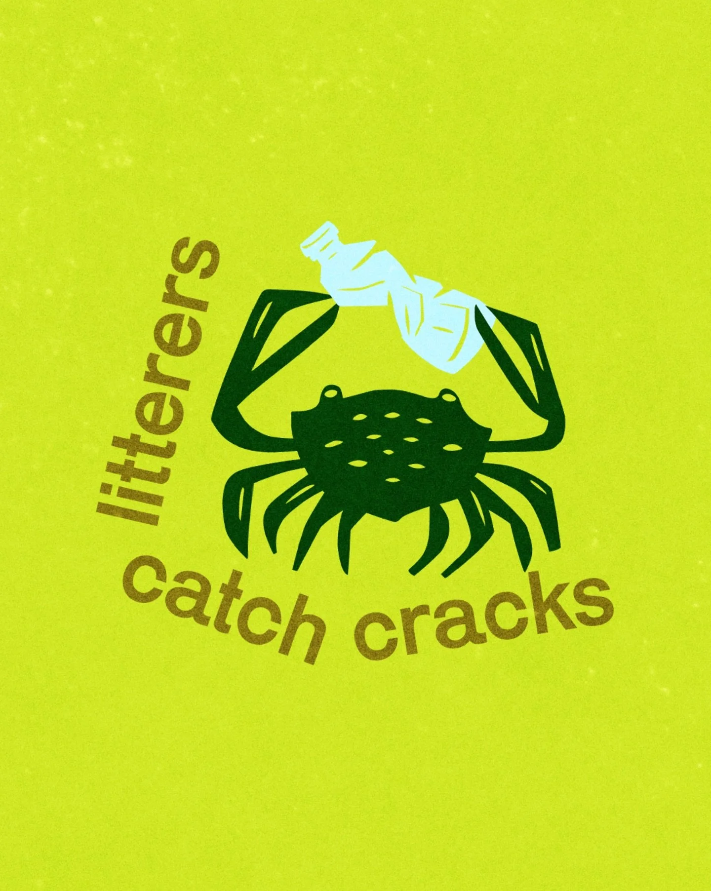 For real though. 

Can&rsquo;t help but feel that the act of littering is so intentional. Put it in the bin brah.

Little crab concept for something coming up. Stay tuned.

🦀