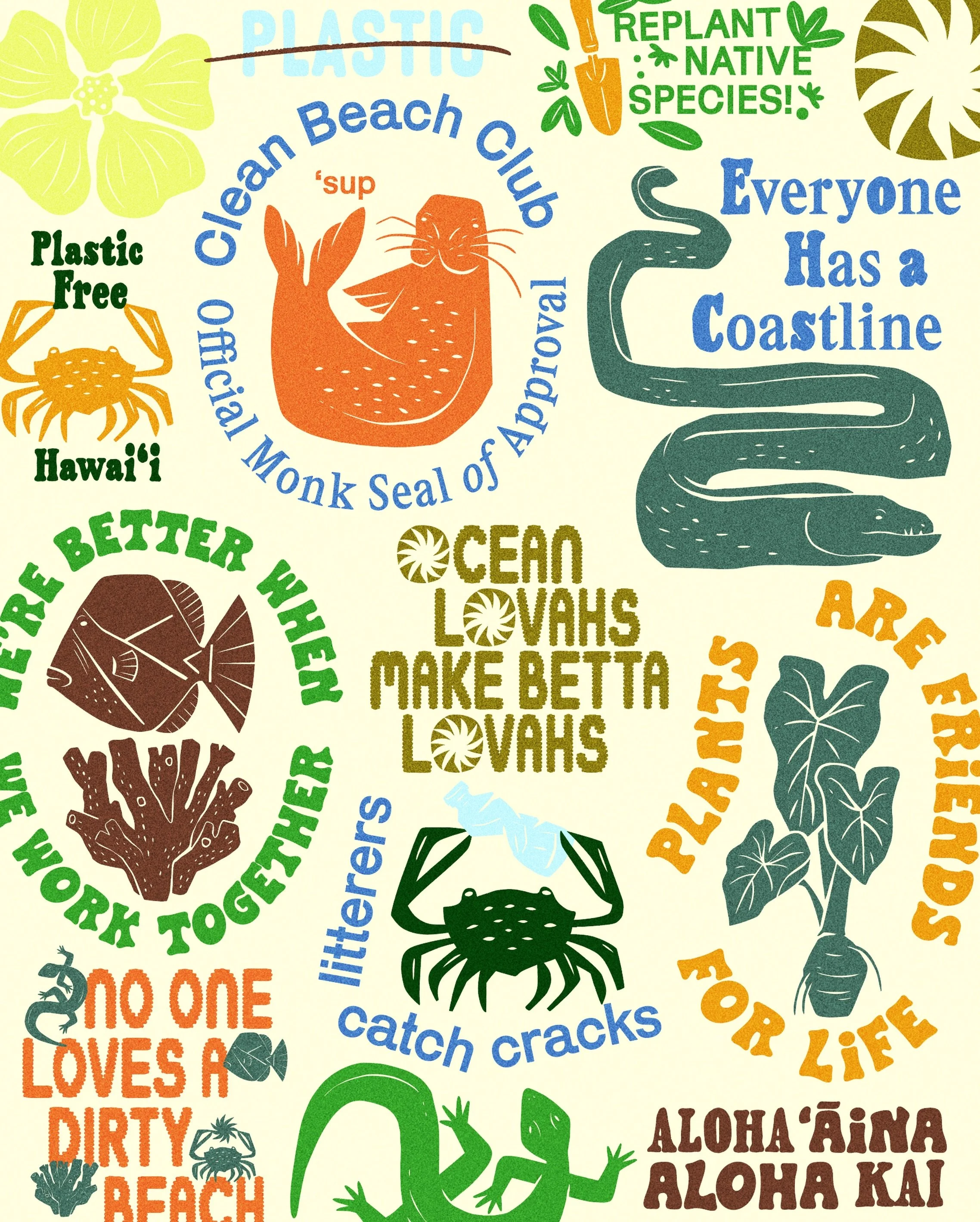These activism based illustration outtakes we so fun we had to share. #alohafriday🌺