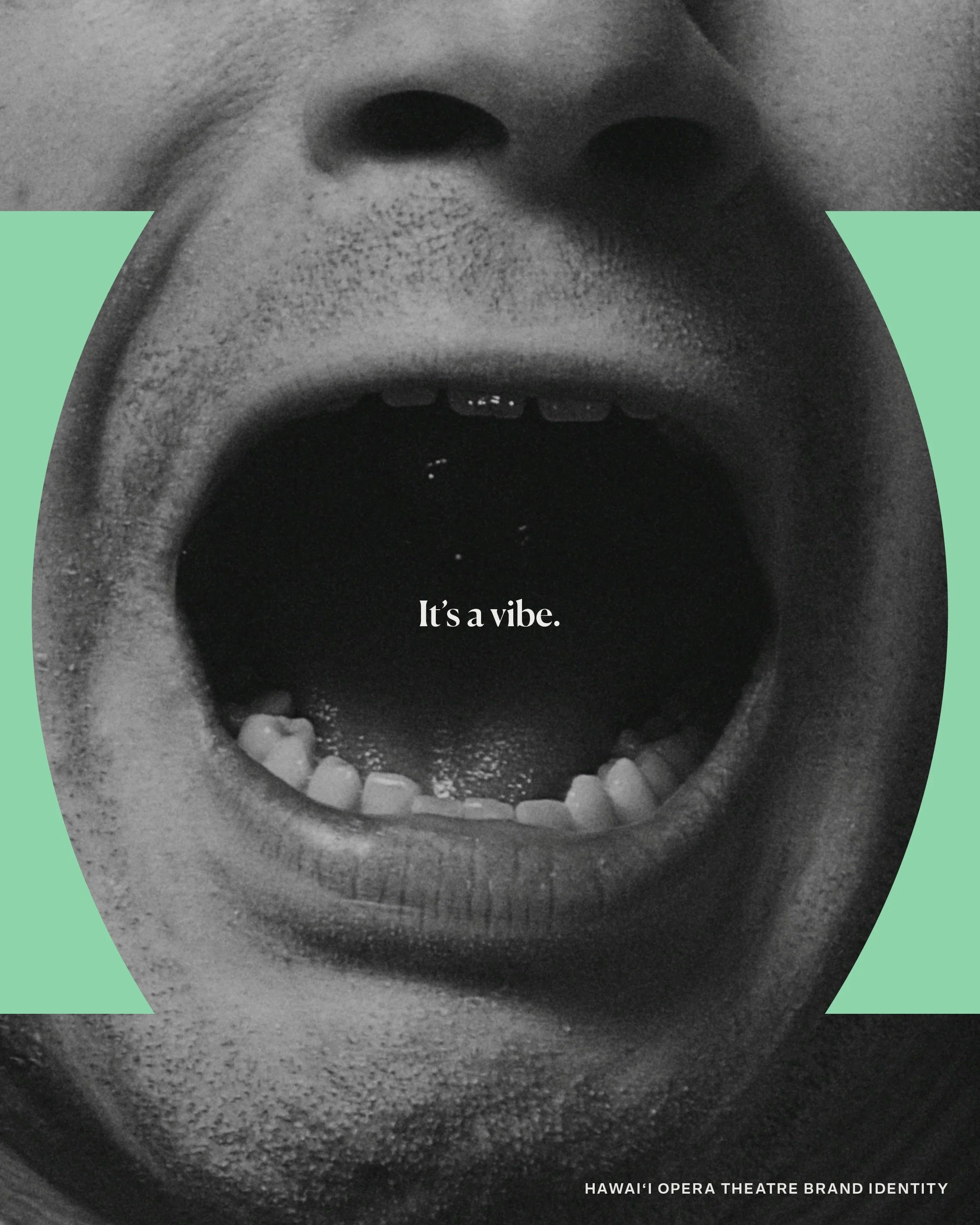 What does a voice look like?

For @hawaiioperatheatre it begins with the human voice and expands outward. We built the new mark from sound waves that form an implied &ldquo;O,&rdquo; echo the Pacific, and suggest the ripples art creates through a com