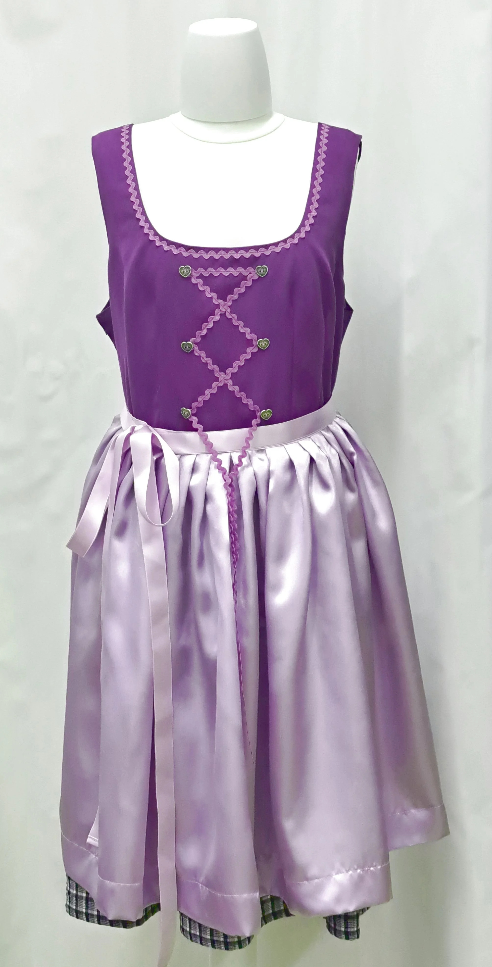 zweiteiliges Dirndl lila