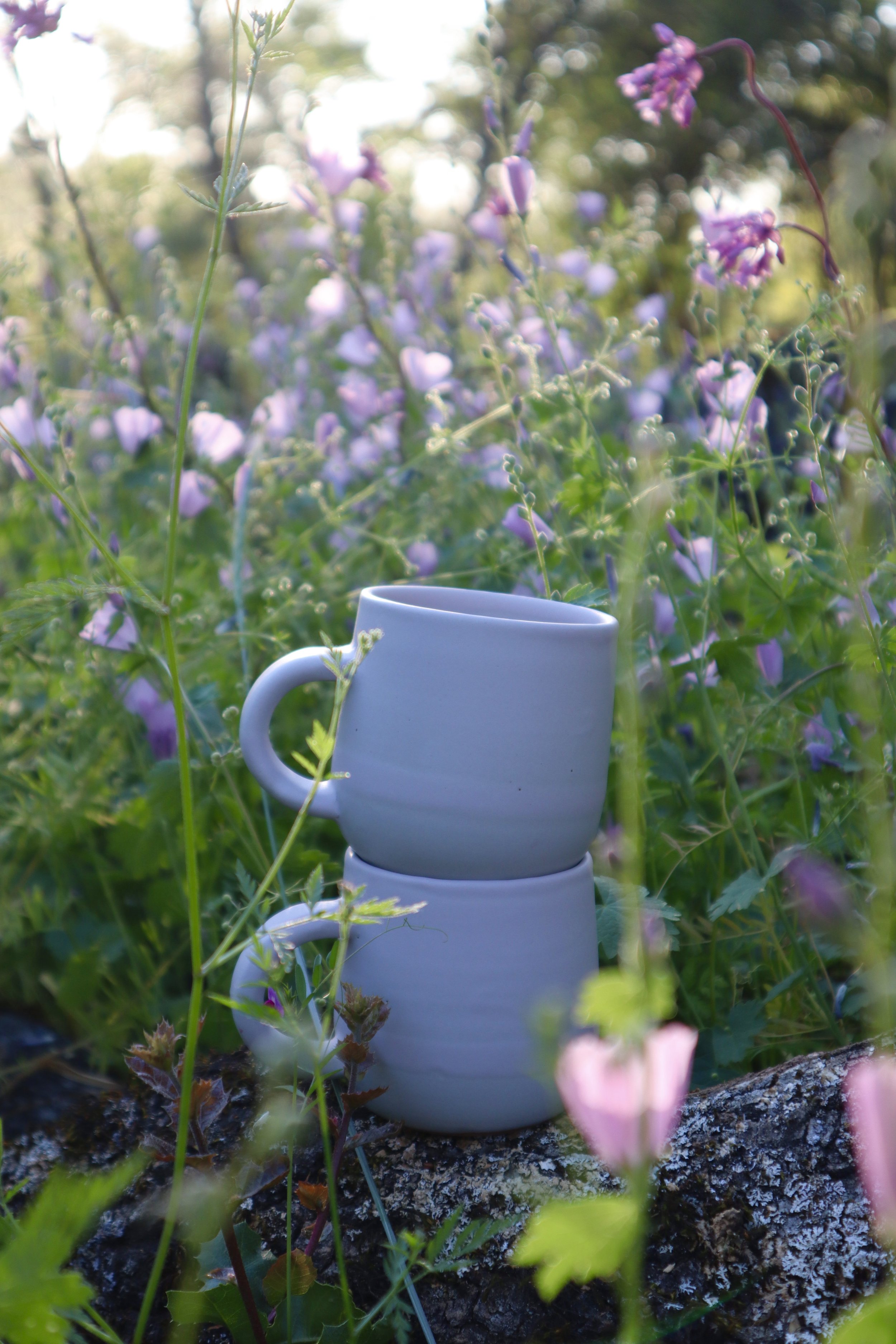 Silver Lilac Mug