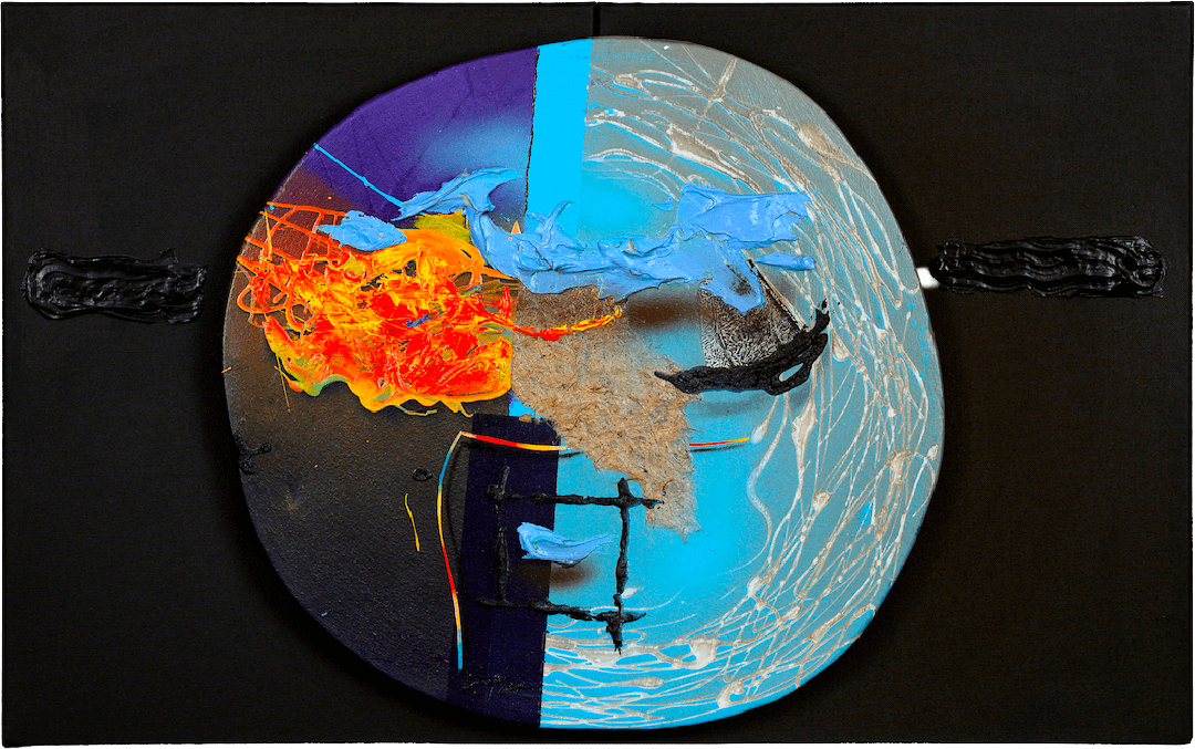 Nebula V  20" x 32"  Mixed media on canvas