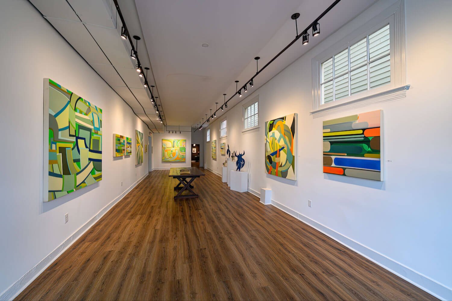 Susan Dory installation at Jillian Mac Fine Art in New Orleans, LA