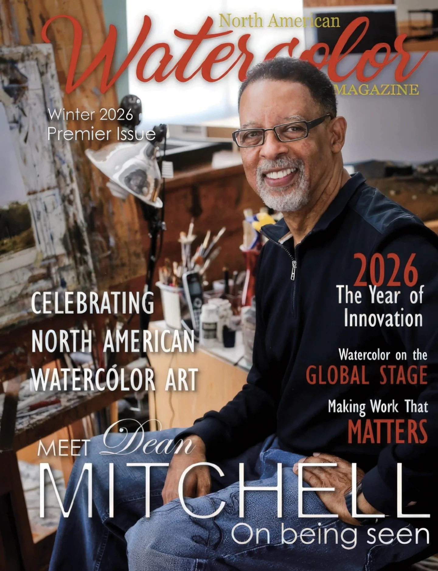 Dean Mitchell is featured in the inaugural issue of 𝘕𝘰𝘳𝘵𝘩 𝘈𝘮𝘦𝘳𝘪𝘤𝘢𝘯 𝘞𝘢𝘵𝘦𝘳𝘤𝘰𝘭𝘰𝘳.

The article reflects on a lifetime of work devoted to portraying the quiet dignity of everyday lives.

The feature coincides with Mitchell's exhibi