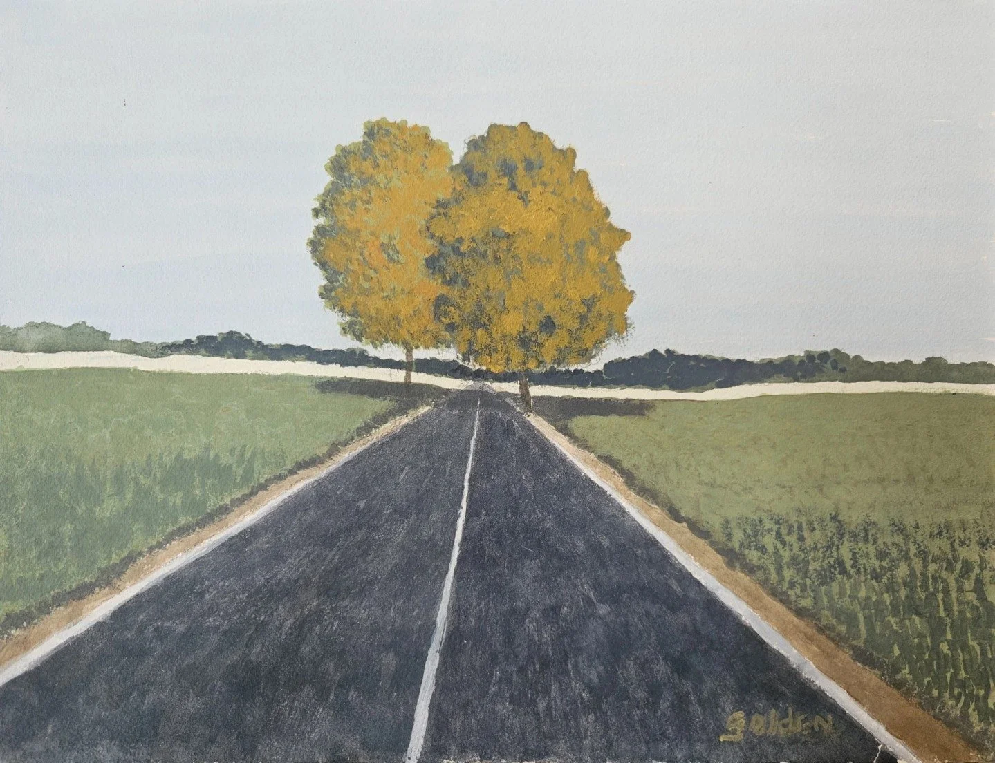 Some artists paint a place. Others shape how we remember it.

Newly available works from the estate of Rolland Golden will be on view for the April 4th First Saturday Art Walk.

Golden's paintings illuminate the city and sites of his travels differen