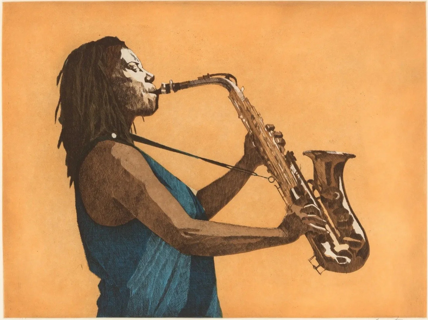 In honor of International Jazz Day, here are some inspiring images of the musicians who move us.

Bathed in Light - etching by Dean Mitchell
Round Midnight - photograph by Lee Crum
Privation - etching by Dean Mitchell
Lionel Ferbos - photograph by Le