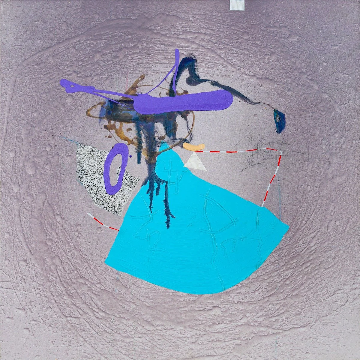  Omen IV  36" x 36"   Mixed media on canvas