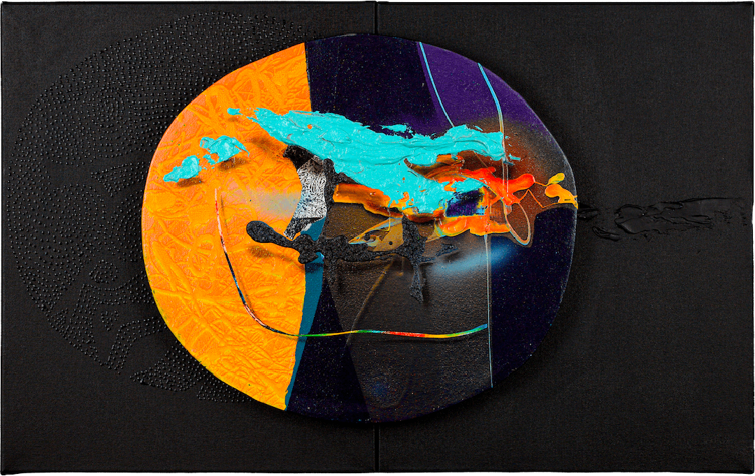  Nebula I  20" x 32"  Mixed media on canvas